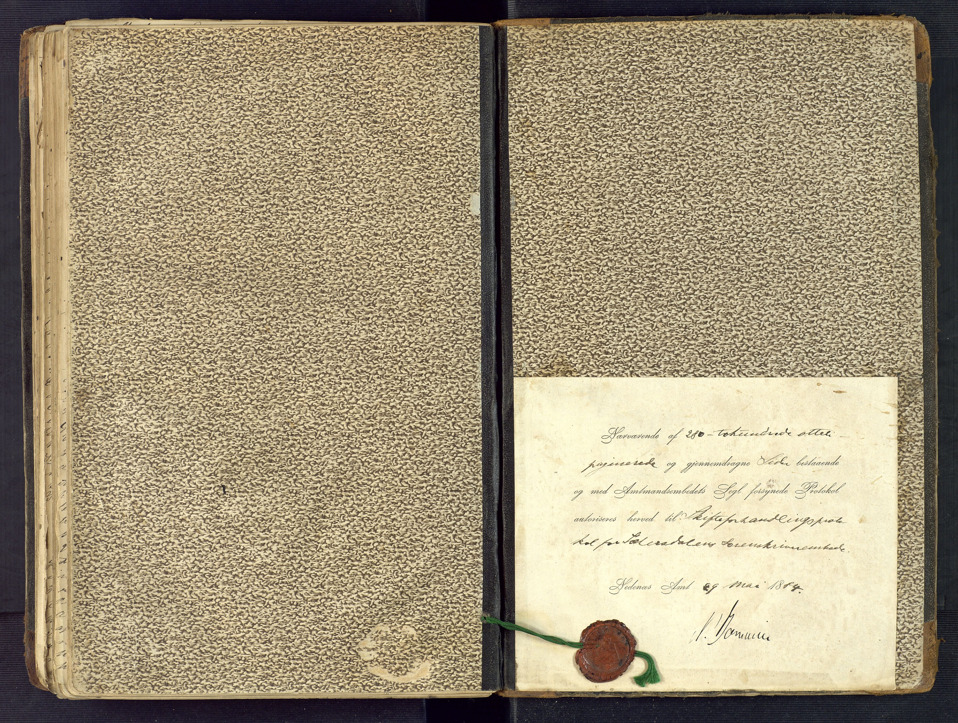 Setesdal sorenskriveri, SAK/1221-0011/H/Hc/L0033: Skifteforhandlingsprotokoll nr 5, 1884-1888