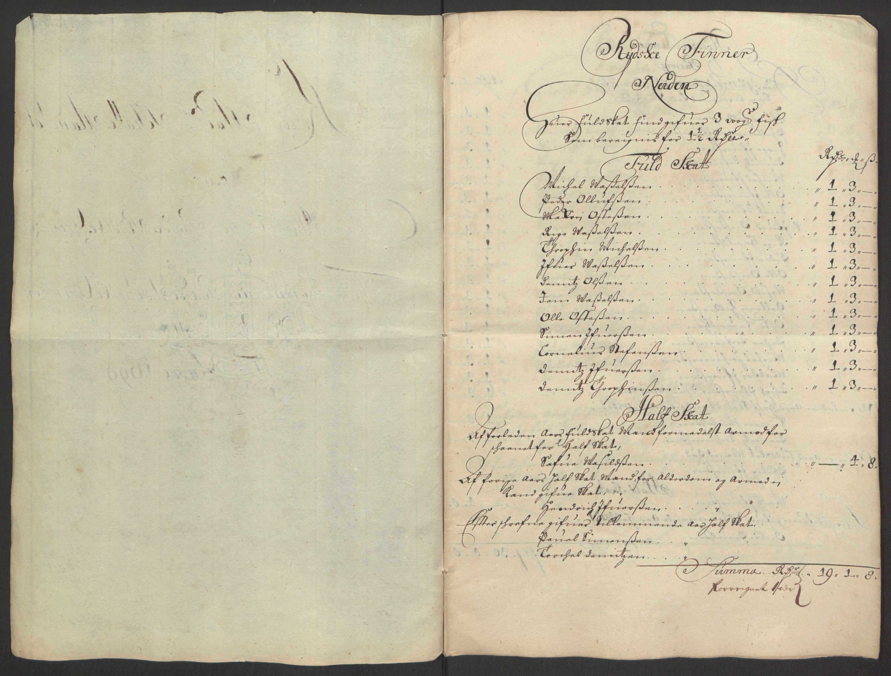Rentekammeret inntil 1814, Reviderte regnskaper, Fogderegnskap, RA/EA-4092/R69/L4851: Fogderegnskap Finnmark/Vardøhus, 1691-1700, p. 382
