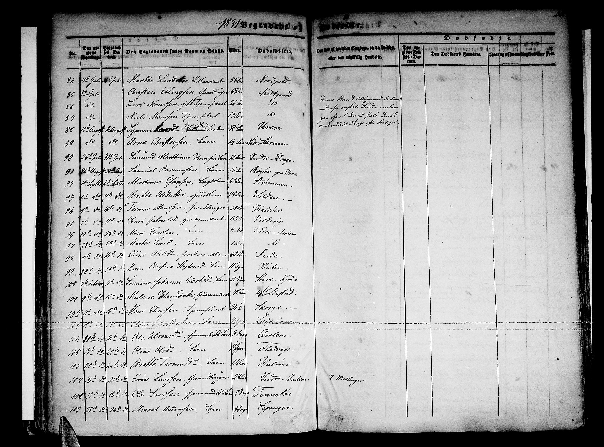 Selje sokneprestembete, SAB/A-99938/H/Ha/Haa/Haaa: Parish register (official) no. A 9, 1829-1844, p. 221