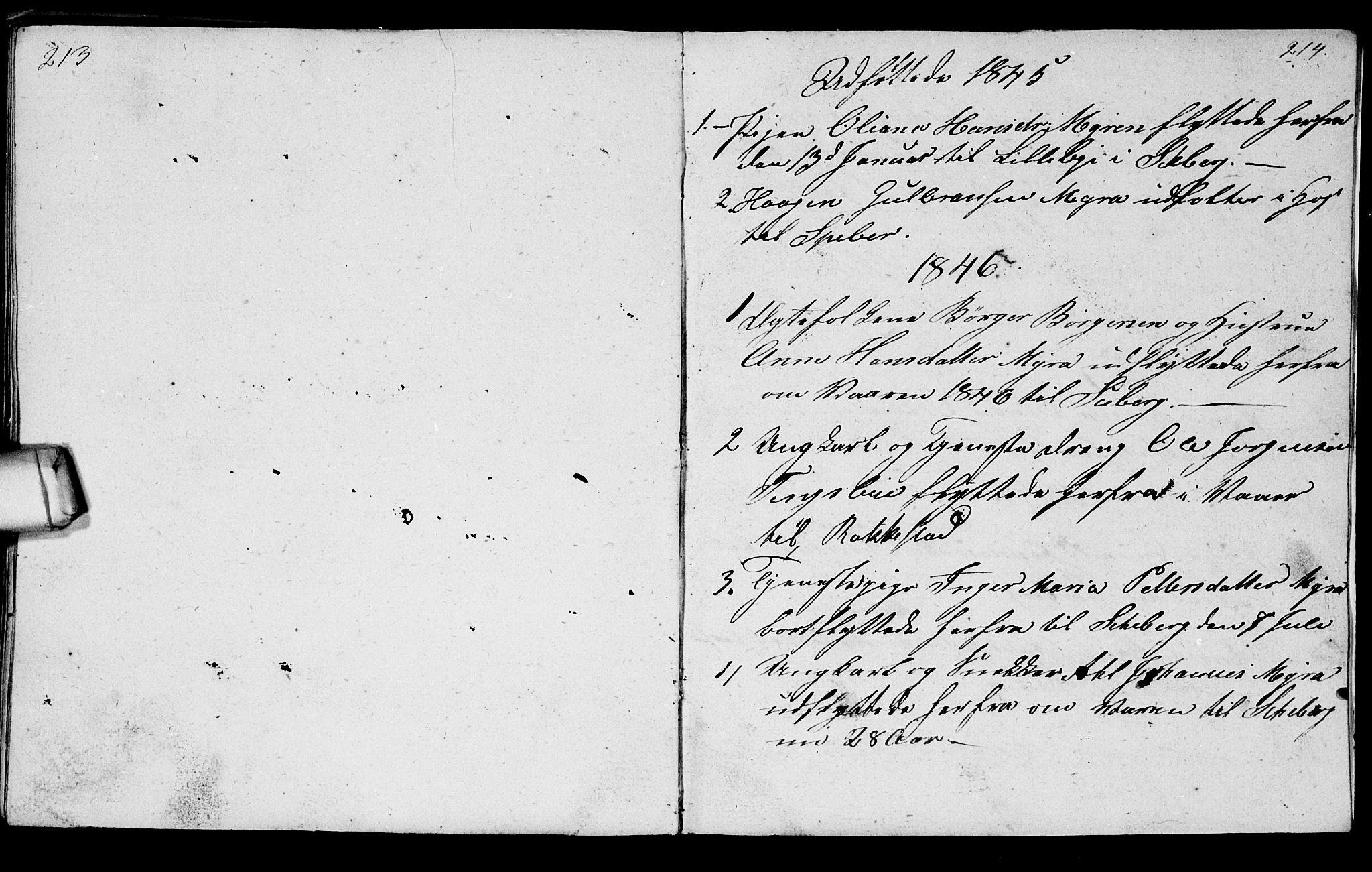 Berg prestekontor Kirkebøker, SAO/A-10902/G/Gc/L0001: Parish register (copy) no. III 1, 1844-1855, p. 213-214