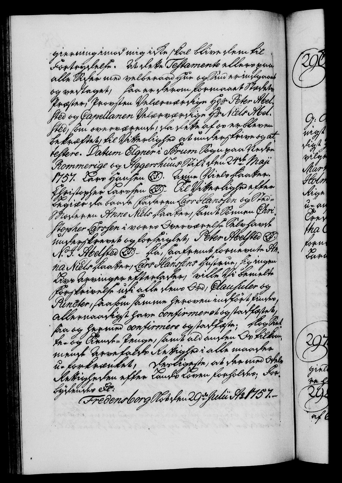 Danske Kanselli 1572-1799, AV/RA-EA-3023/F/Fc/Fca/Fcaa/L0040: Norske registre, 1757-1759, p. 158b