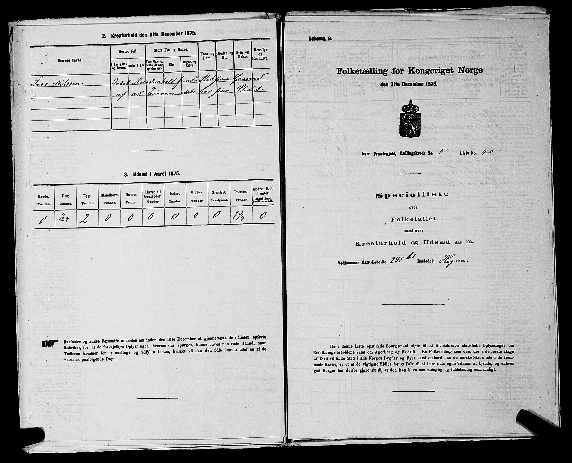 SAKO, 1875 census for 0633P Nore, 1875, p. 683