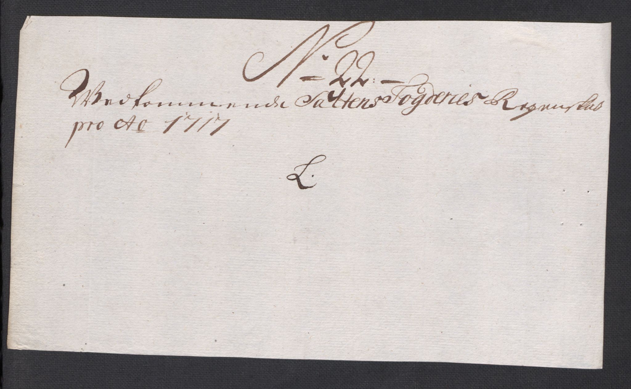 Rentekammeret inntil 1814, Reviderte regnskaper, Fogderegnskap, AV/RA-EA-4092/R66/L4587: Fogderegnskap Salten, 1717, p. 137