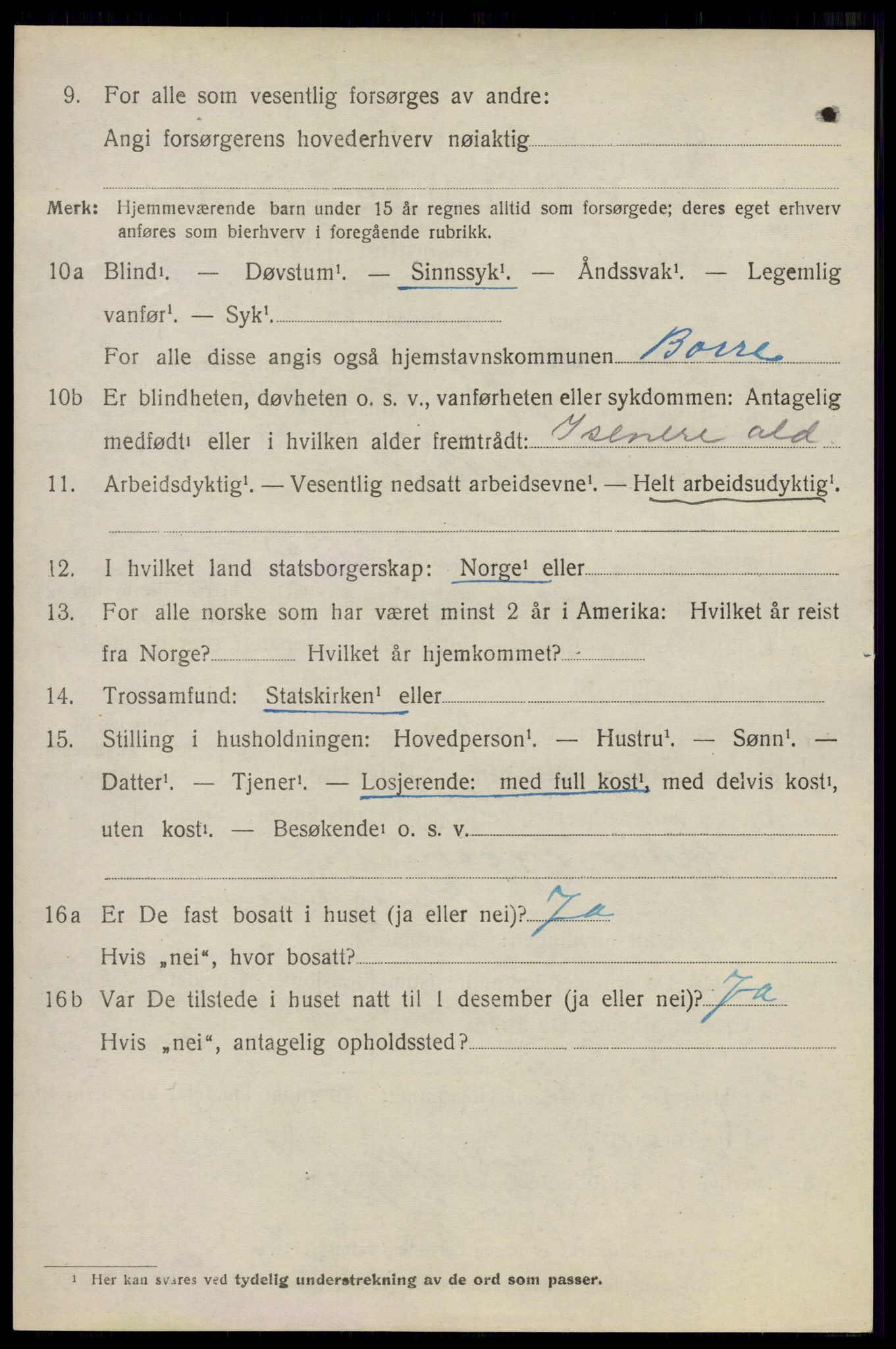 SAO, 1920 census for Sørum, 1920, p. 2108