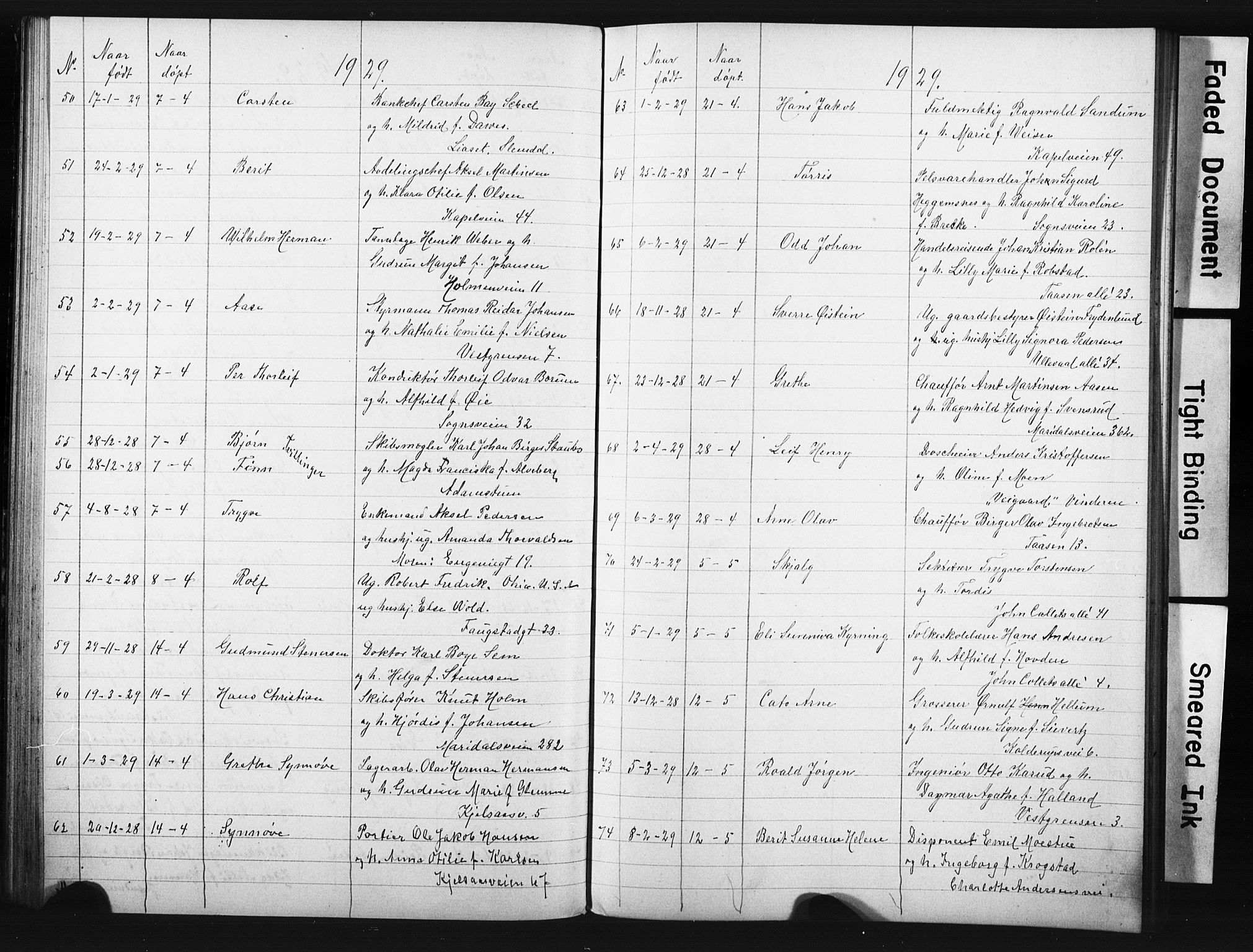 Vestre Aker prestekontor Kirkebøker, AV/SAO-A-10025/G/Ga/L0006: Parish register (copy) no. I 6, 1923-1932