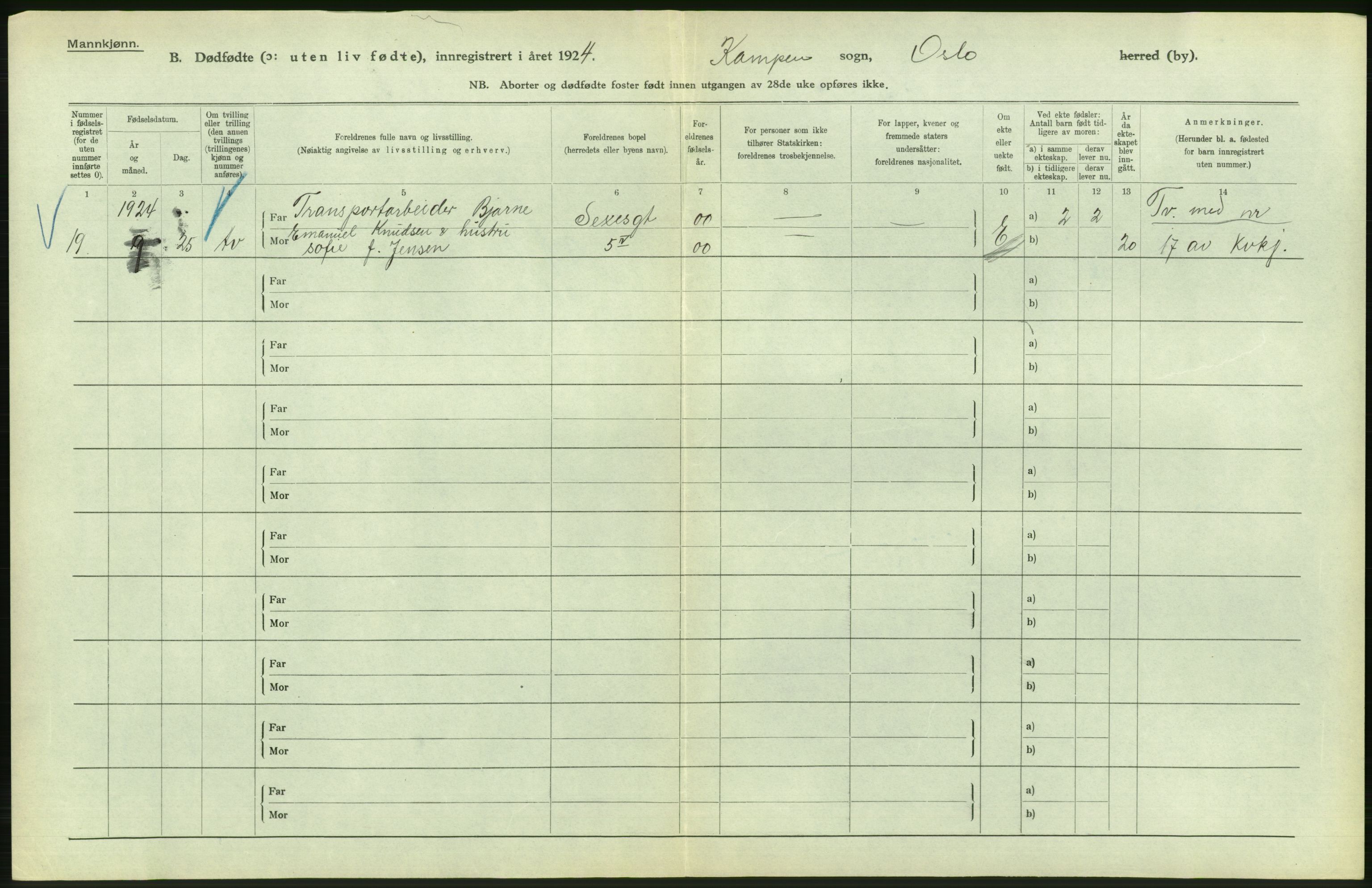 Statistisk sentralbyrå, Sosiodemografiske emner, Befolkning, AV/RA-S-2228/D/Df/Dfc/Dfcd/L0009: Kristiania: Døde kvinner, dødfødte, 1924, p. 642