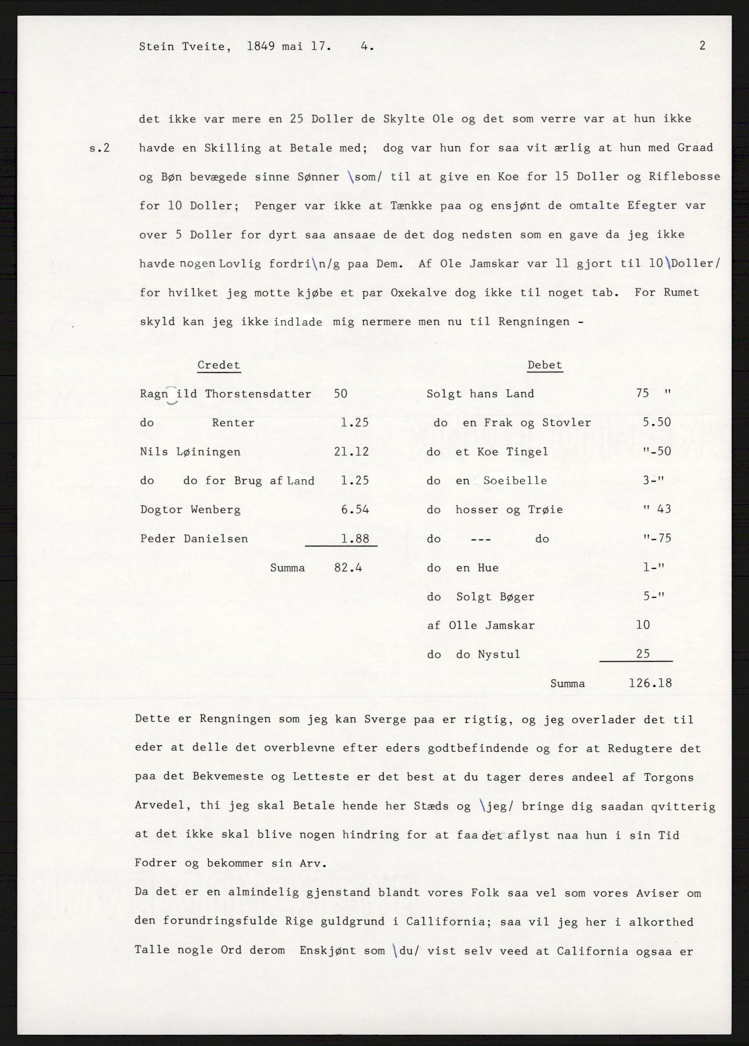 Samlinger til kildeutgivelse, Amerikabrevene, AV/RA-EA-4057/F/L0024: Innlån fra Telemark: Gunleiksrud - Willard, 1838-1914, p. 745