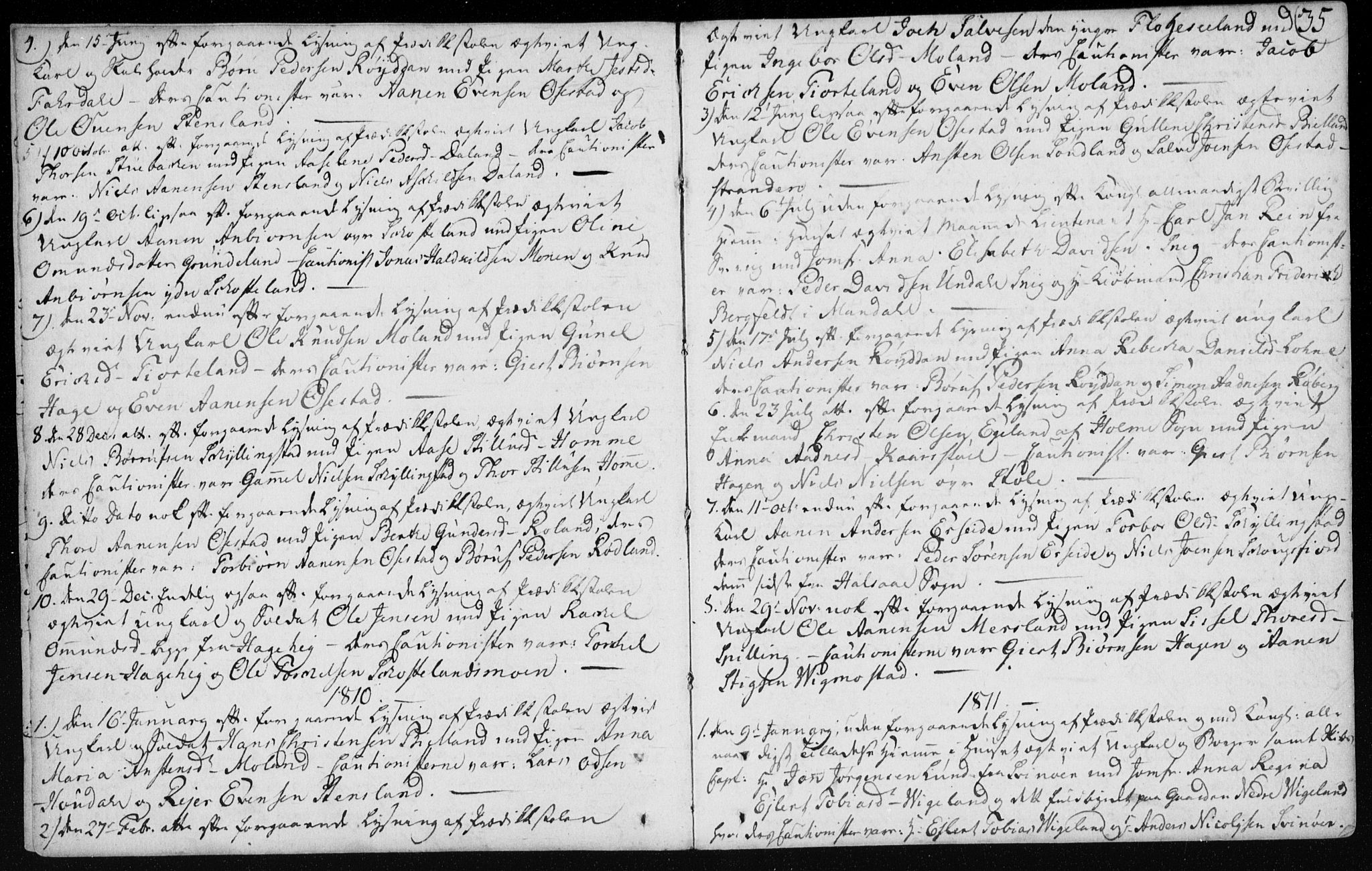 Sør-Audnedal sokneprestkontor, SAK/1111-0039/F/Fa/Fab/L0003: Parish register (official) no. A 3, 1766-1828, p. 35