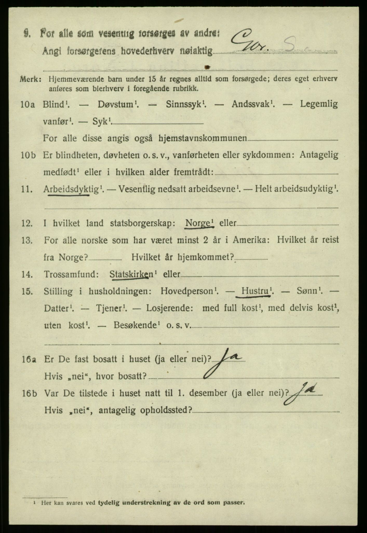 SAB, 1920 census for Lindås, 1920, p. 4762