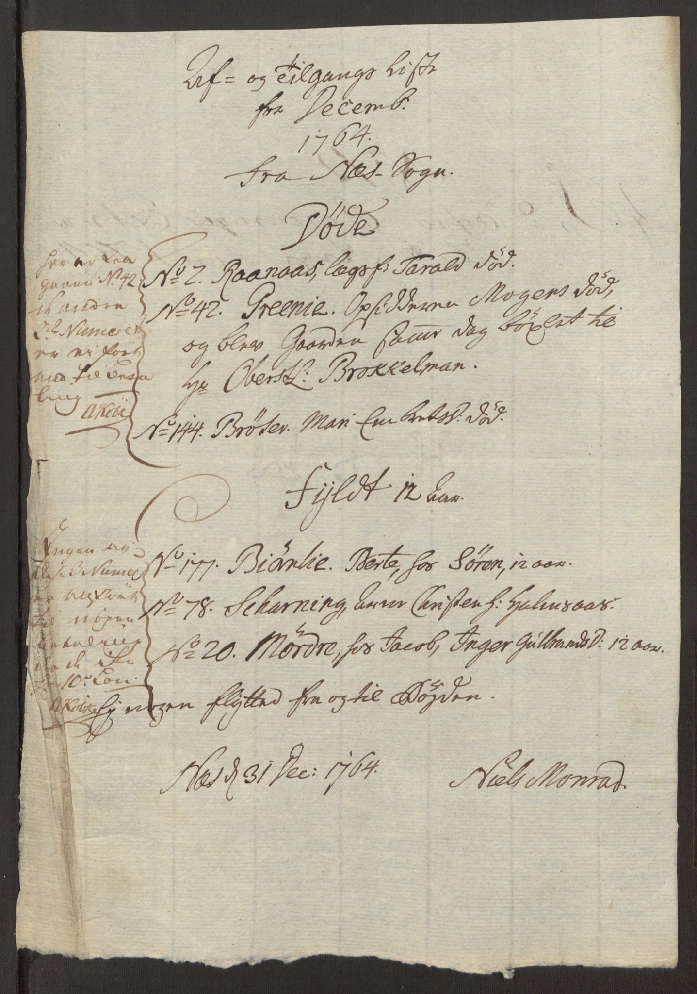 Rentekammeret inntil 1814, Reviderte regnskaper, Fogderegnskap, AV/RA-EA-4092/R12/L0803: Ekstraskatten Øvre Romerike, 1763-1764, p. 328