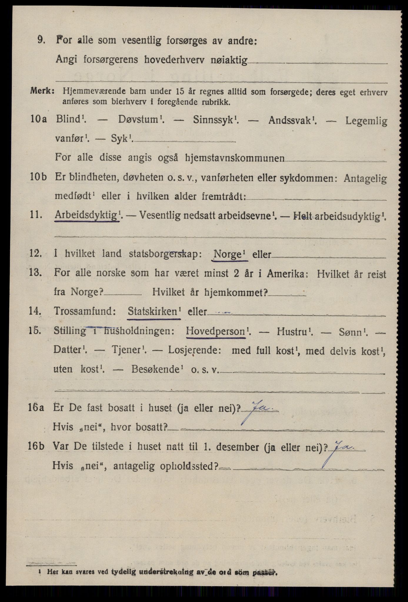 SAT, 1920 census for Haram, 1920, p. 982