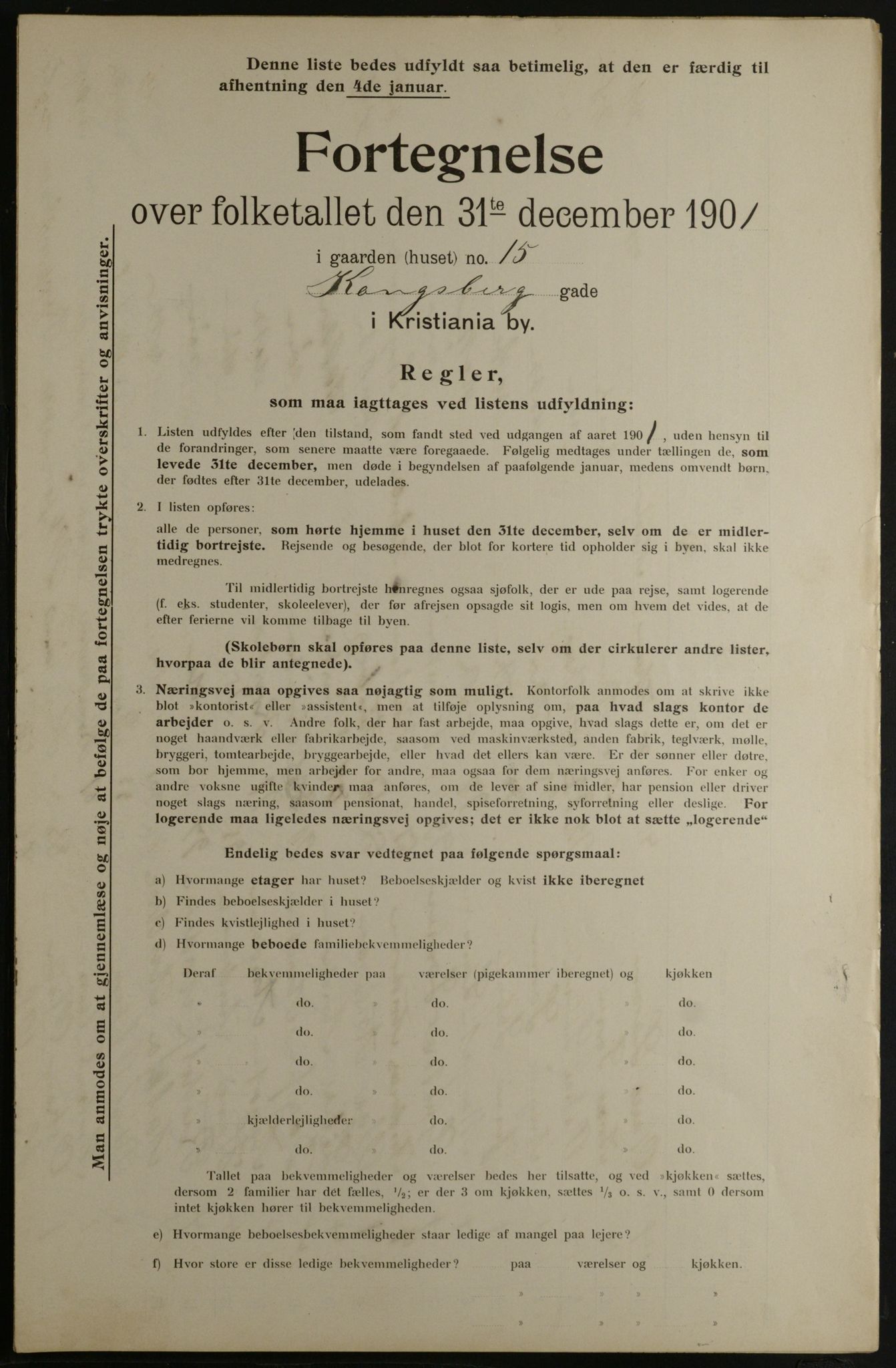 OBA, Municipal Census 1901 for Kristiania, 1901, p. 8183