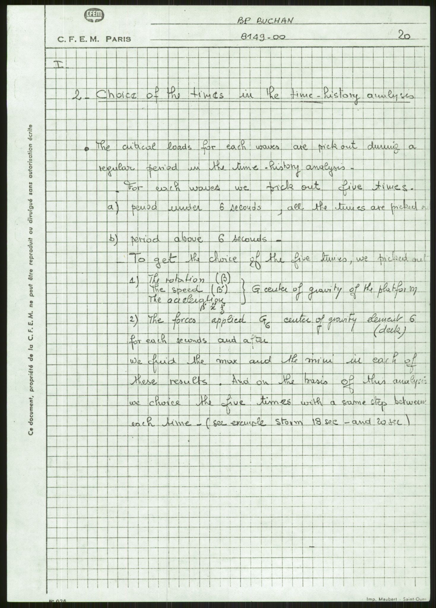 Justisdepartementet, Granskningskommisjonen ved Alexander Kielland-ulykken 27.3.1980, RA/S-1165/D/L0009: E CFEM (Doku.liste + E2, E7-E11 av 35), 1980-1981, p. 112