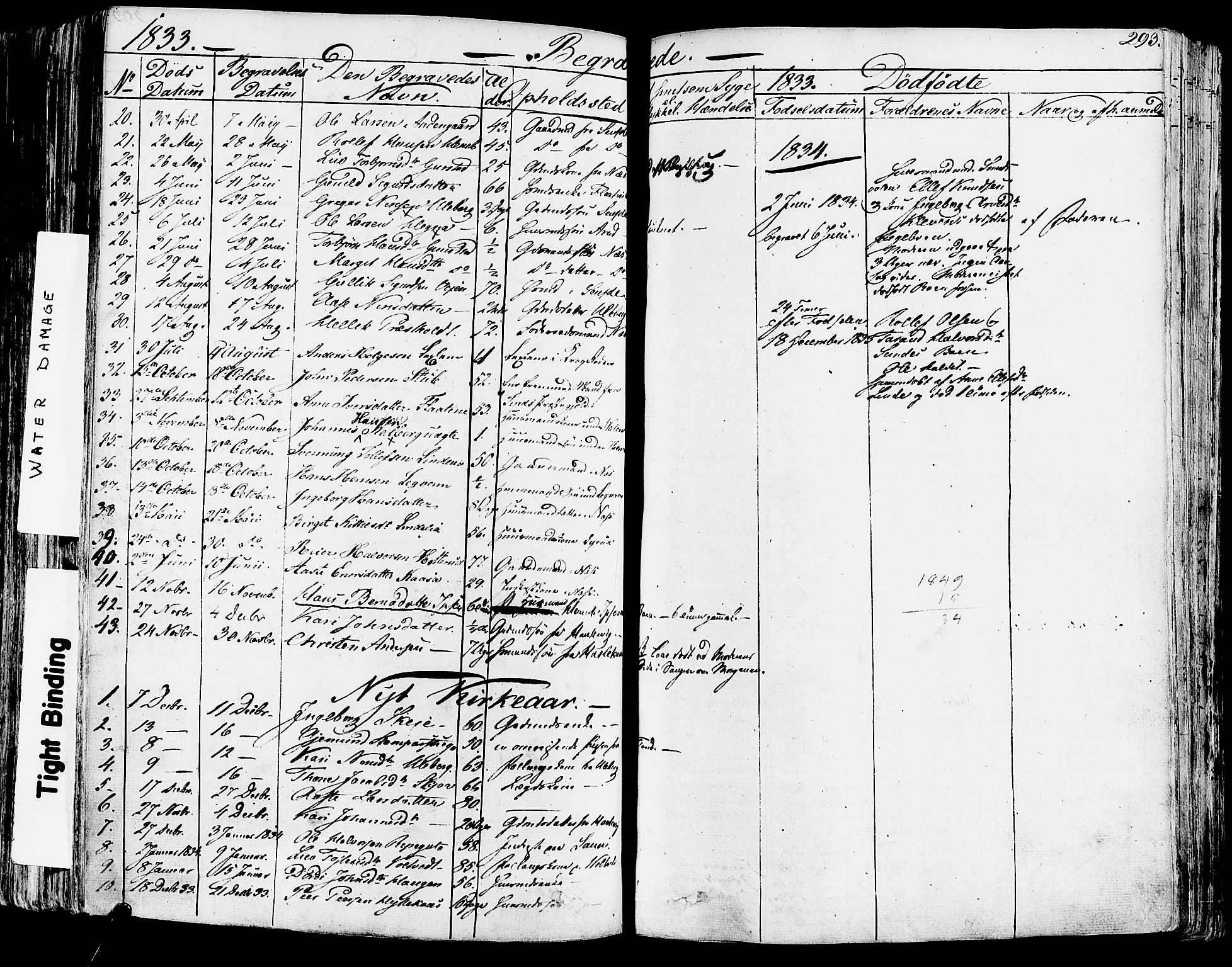 Sauherad kirkebøker, SAKO/A-298/F/Fa/L0006: Parish register (official) no. I 6, 1827-1850, p. 293