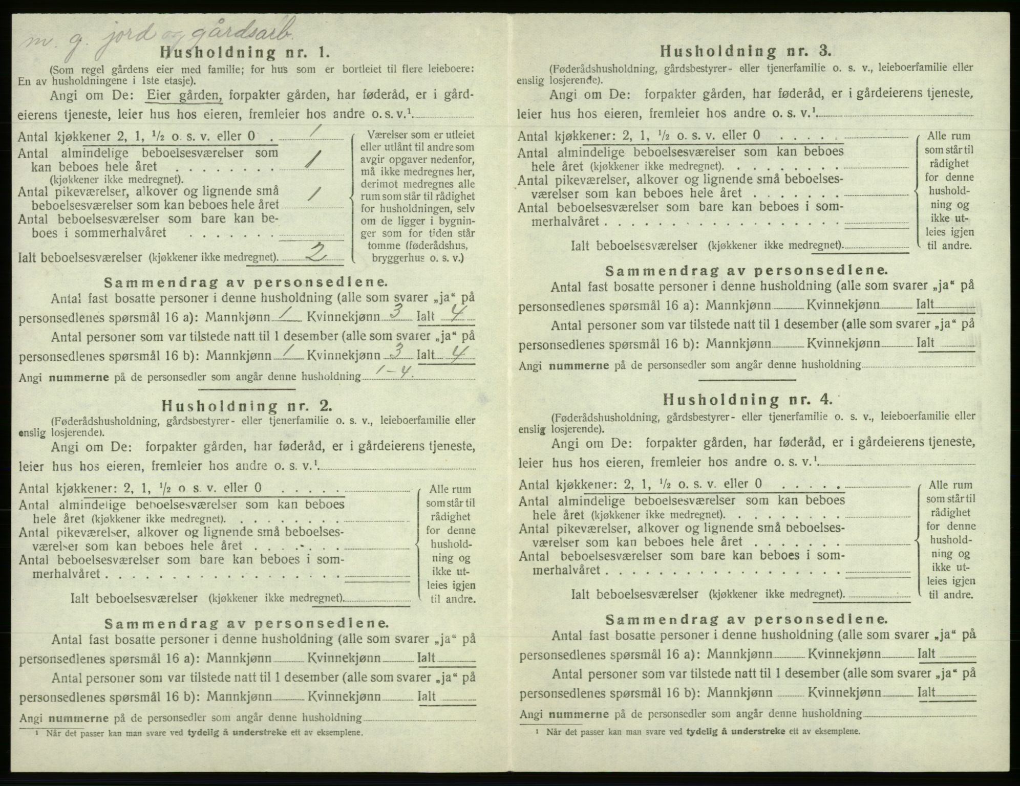 SAB, 1920 census for Os, 1920, p. 1080