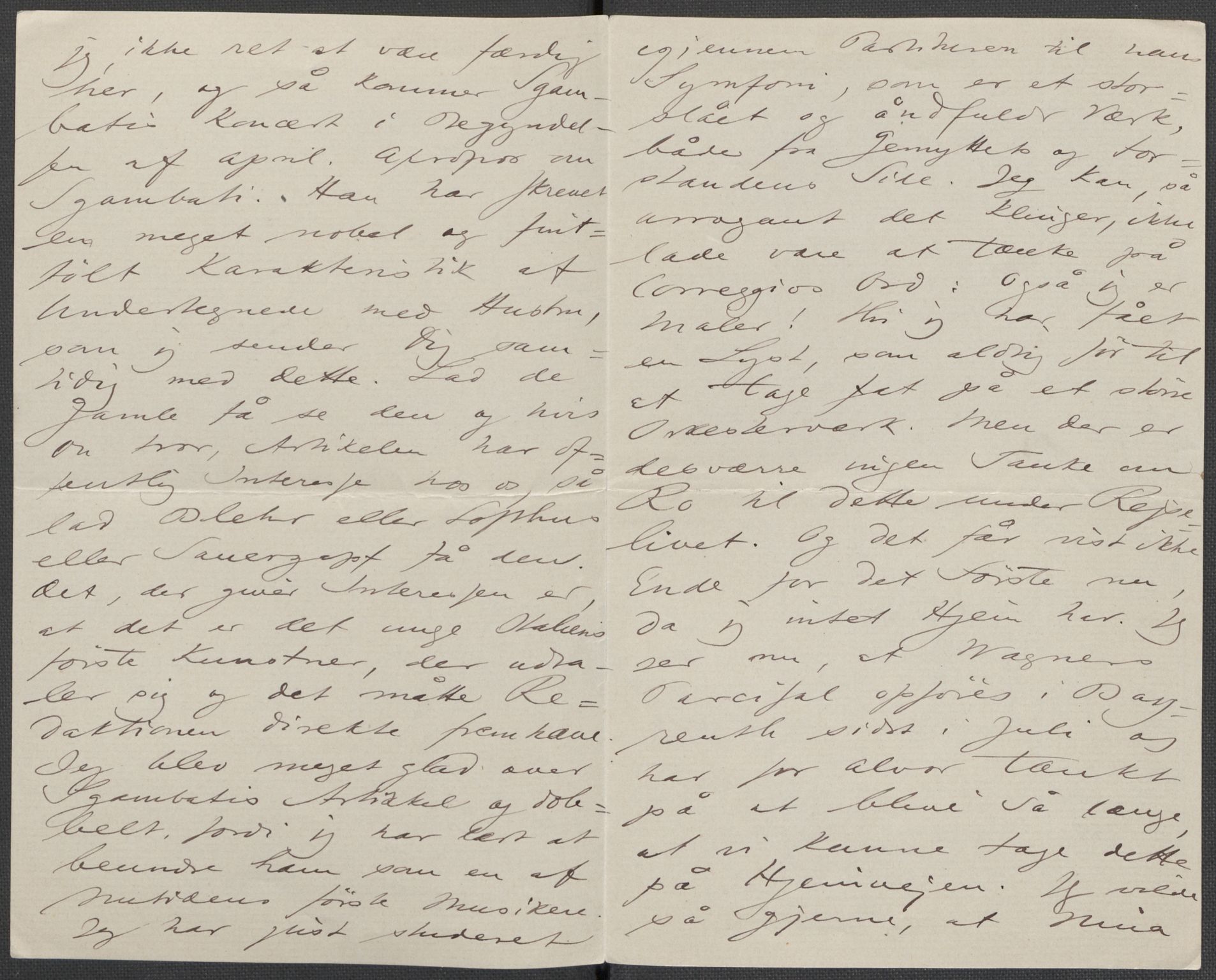 Beyer, Frants, AV/RA-PA-0132/F/L0001: Brev fra Edvard Grieg til Frantz Beyer og "En del optegnelser som kan tjene til kommentar til brevene" av Marie Beyer, 1872-1907, p. 107