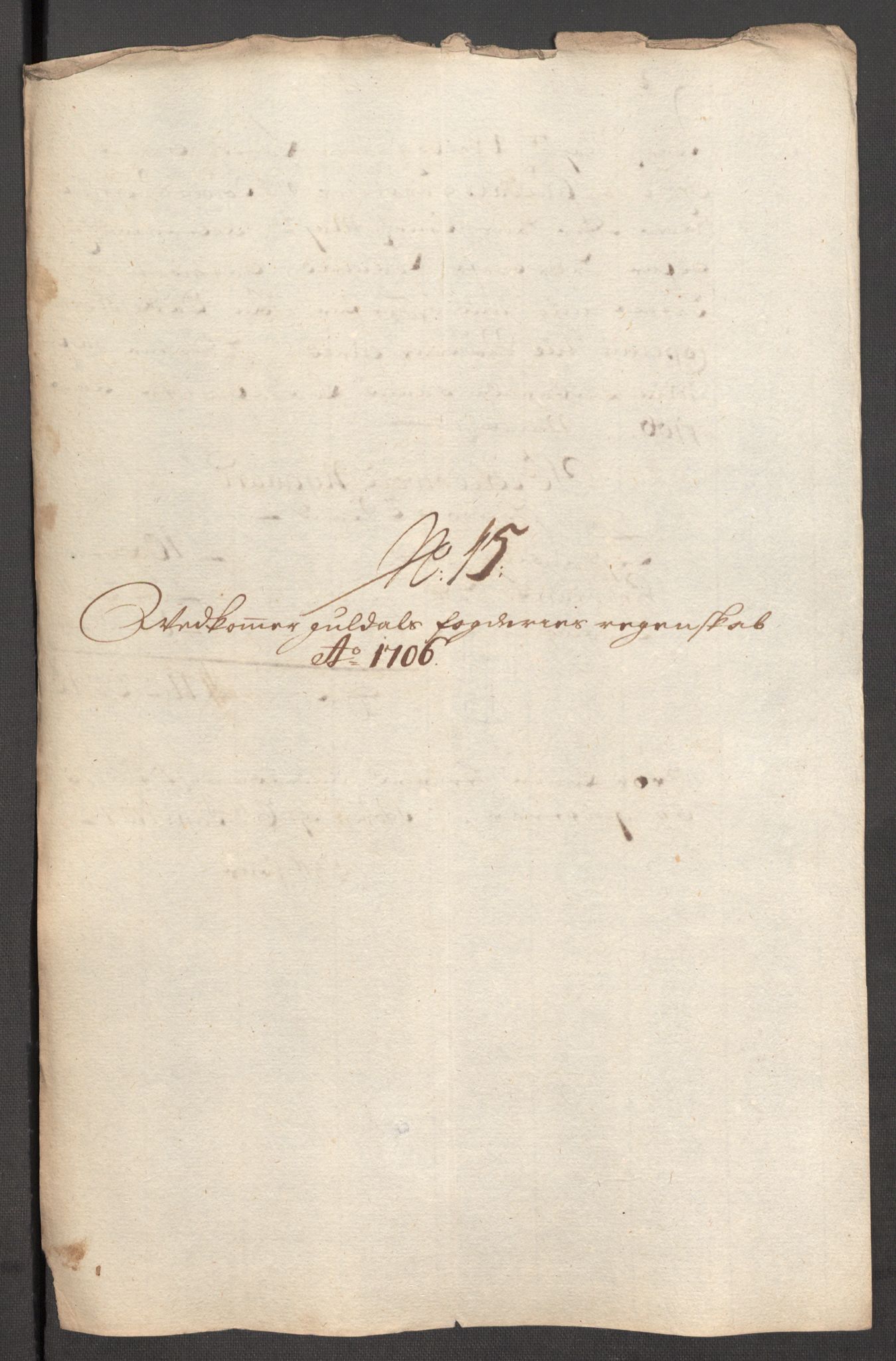 Rentekammeret inntil 1814, Reviderte regnskaper, Fogderegnskap, AV/RA-EA-4092/R60/L3956: Fogderegnskap Orkdal og Gauldal, 1706, p. 340