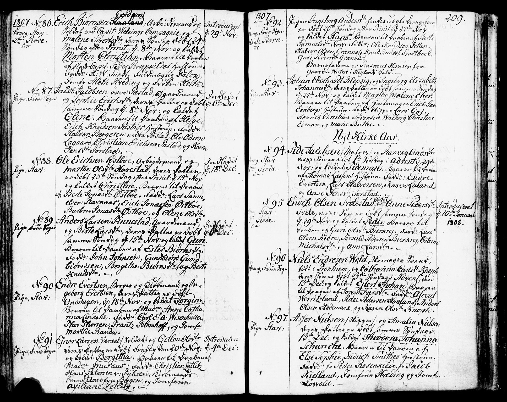 Domkirken sokneprestkontor, SAST/A-101812/001/30/30BB/L0007: Parish register (copy) no. B 7, 1791-1813, p. 209