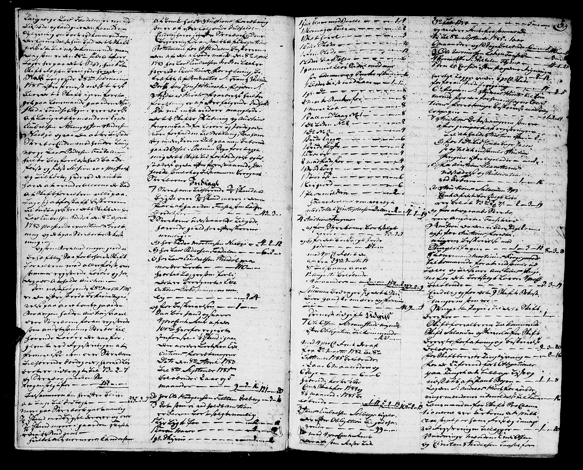 Østerdalen sorenskriveri, AV/SAH-TING-032/J/Ja/L0005: Skifteprotokoll, 1784-1790, p. 2b-3a
