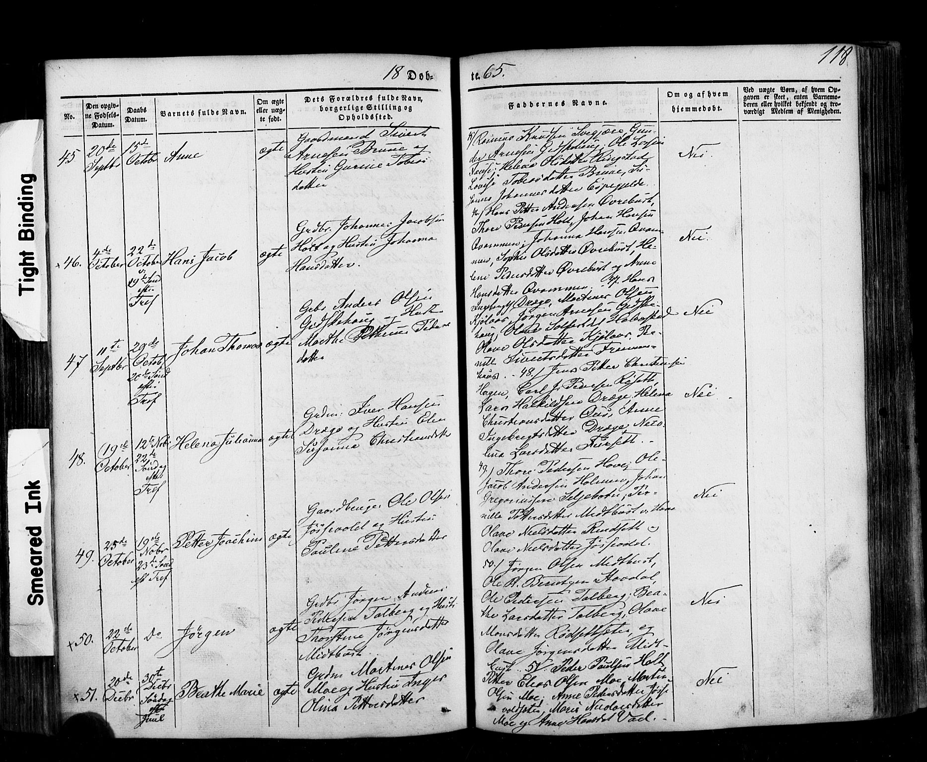 Ministerialprotokoller, klokkerbøker og fødselsregistre - Møre og Romsdal, AV/SAT-A-1454/520/L0275: Parish register (official) no. 520A05, 1844-1881, p. 118