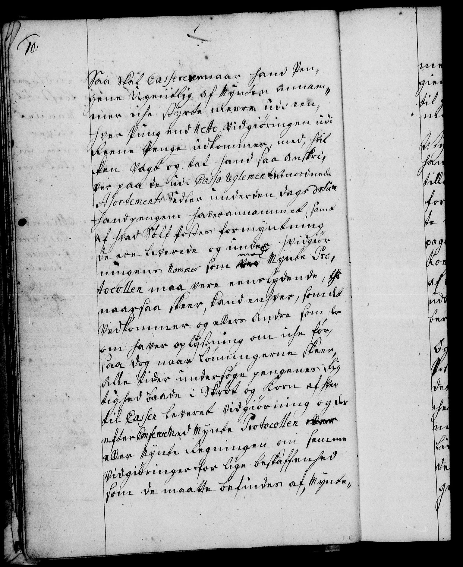 Rentekammeret, Kammerkanselliet, RA/EA-3111/G/Gg/Ggi/L0002: Norsk instruksjonsprotokoll med register (merket RK 53.35), 1729-1751, p. 10