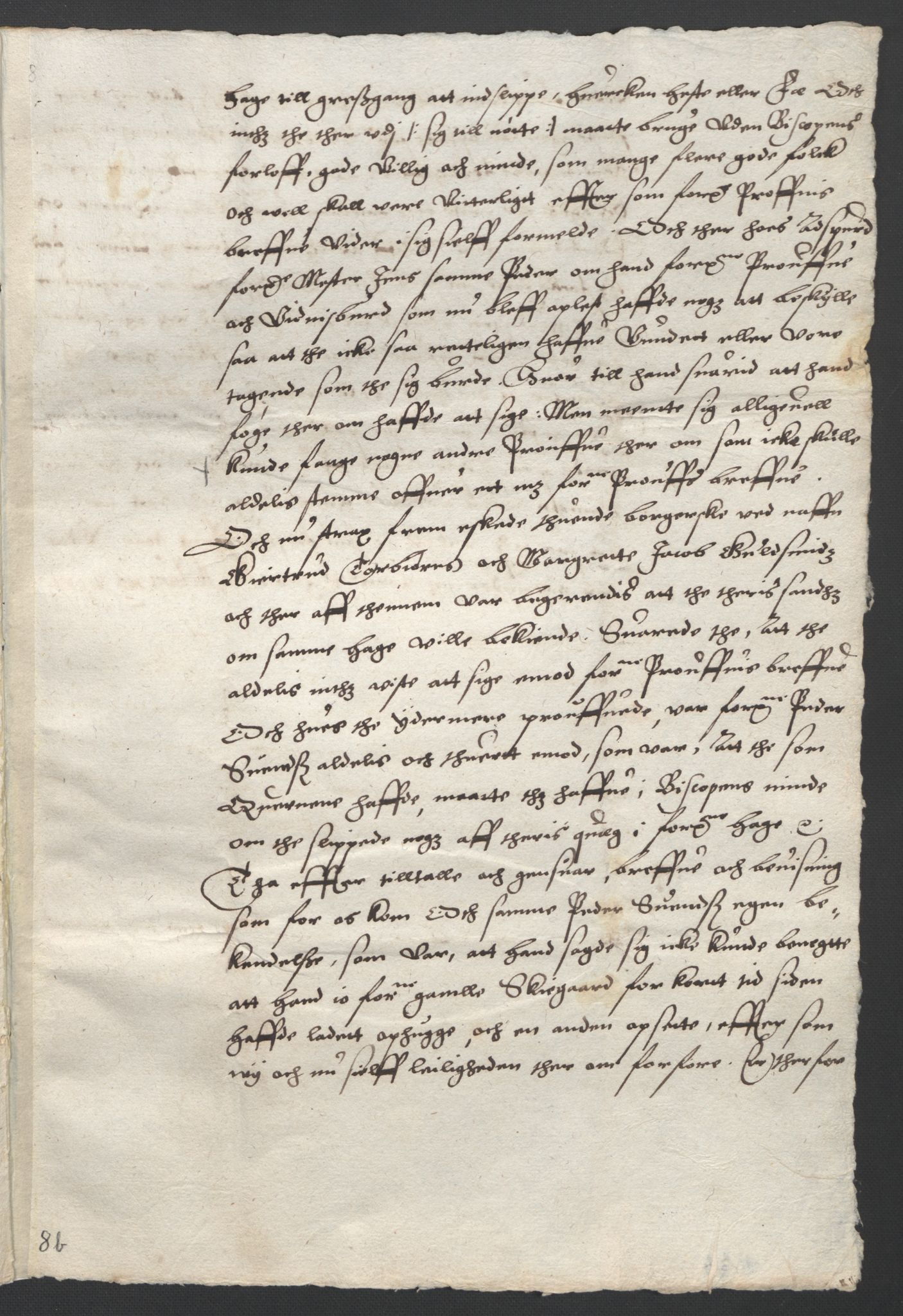 Oslo stiftsdireksjon, AV/SAO-A-11085/G/Gb/L0001: Bispestolens dokumenter, 1584-1612, p. 36