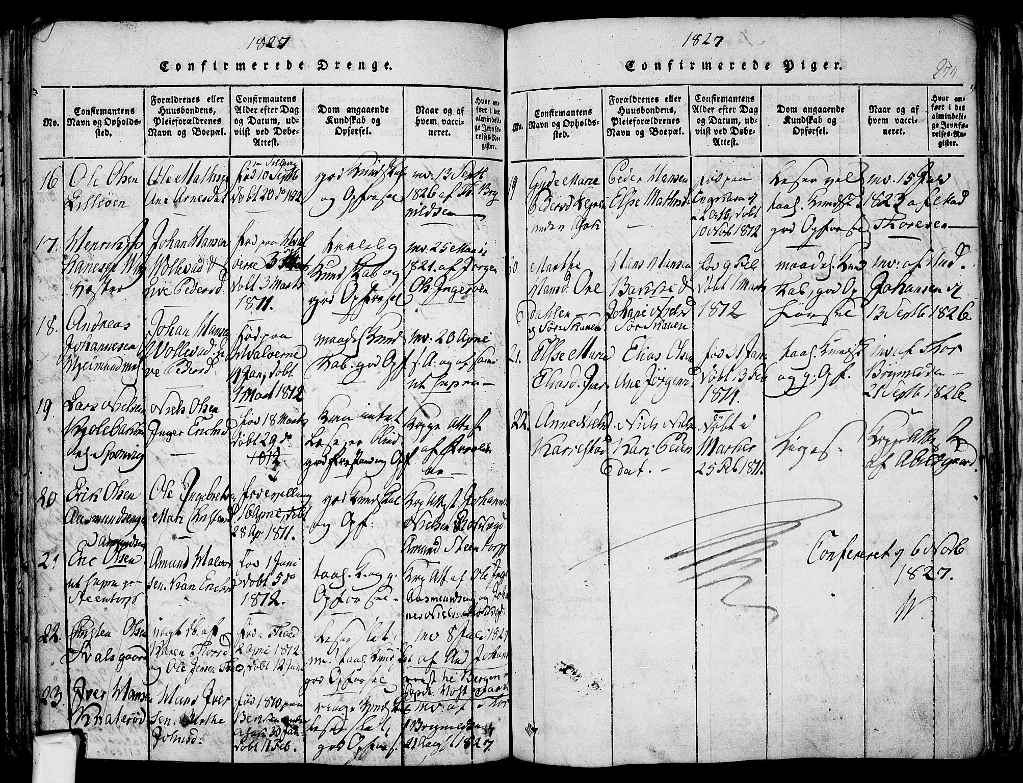 Berg prestekontor Kirkebøker, AV/SAO-A-10902/F/Fa/L0002: Parish register (official) no. I 2, 1815-1831, p. 274