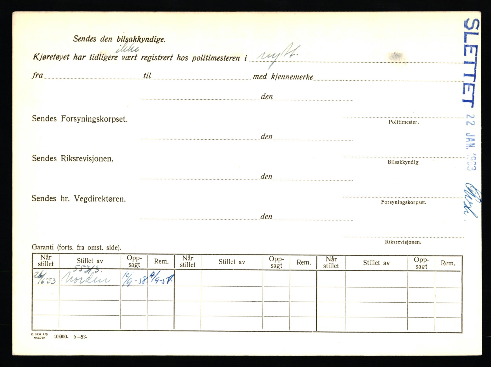 Stavanger trafikkstasjon, SAST/A-101942/0/F/L0045: L-27000 - L-27799, 1930-1971, p. 808