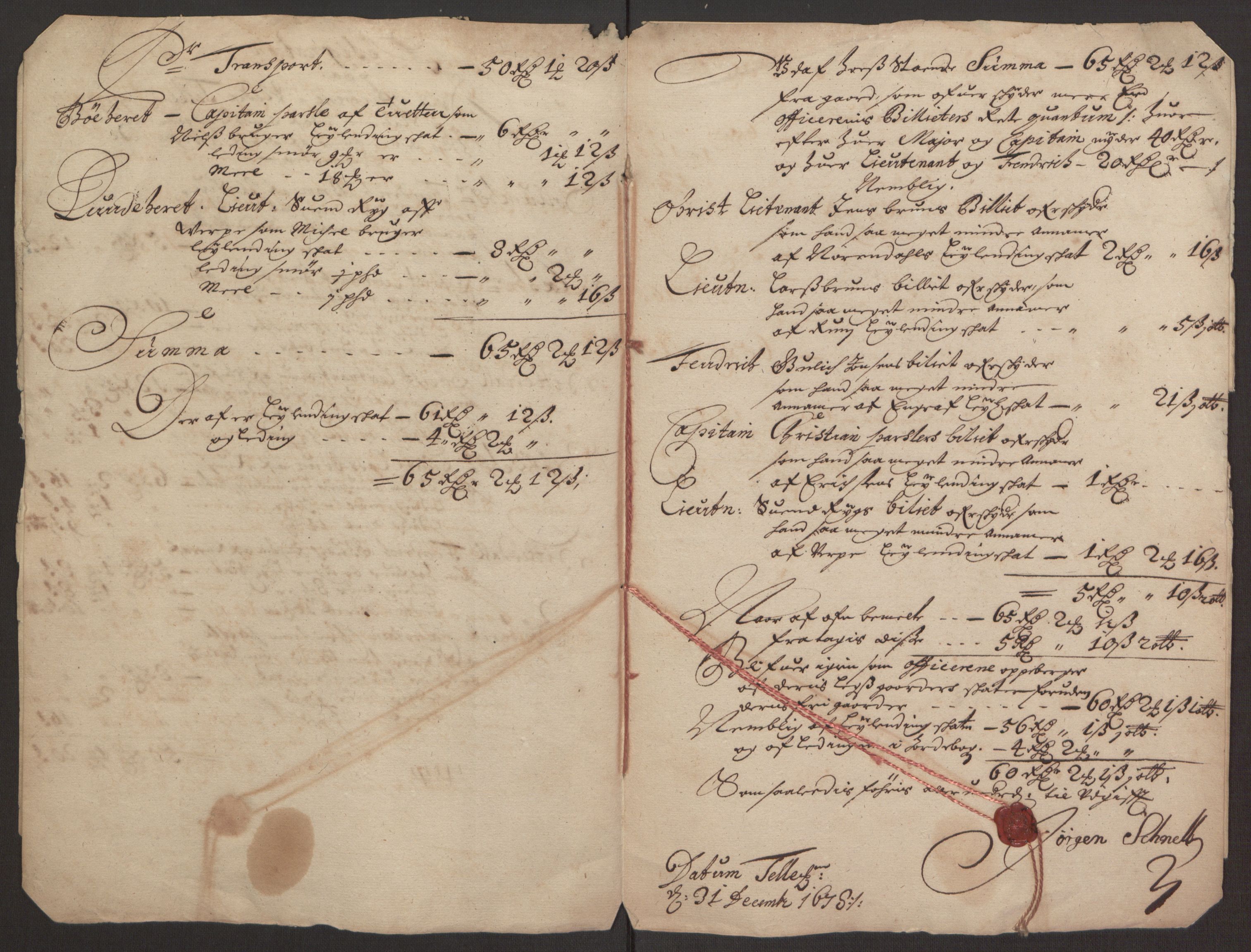 Rentekammeret inntil 1814, Reviderte regnskaper, Fogderegnskap, AV/RA-EA-4092/R35/L2069: Fogderegnskap Øvre og Nedre Telemark, 1678, p. 241