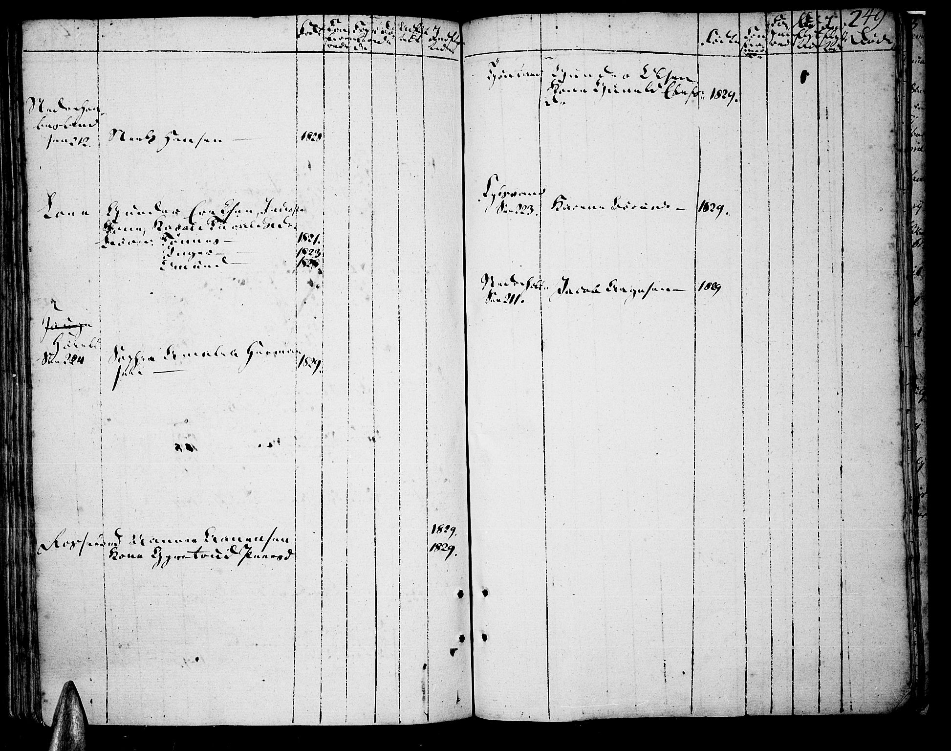 Tveit sokneprestkontor, AV/SAK-1111-0043/F/Fa/L0001: Parish register (official) no. A 1, 1794-1819, p. 249