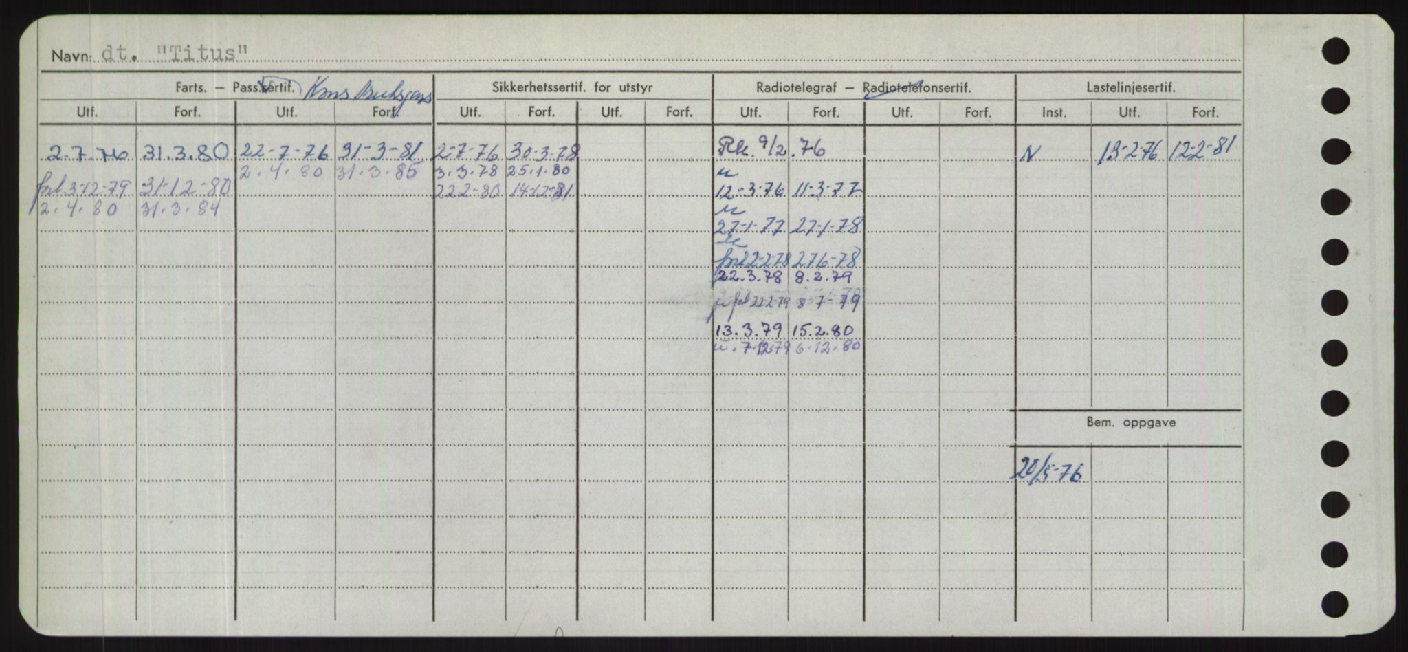 Sjøfartsdirektoratet med forløpere, Skipsmålingen, AV/RA-S-1627/H/Hd/L0039: Fartøy, Ti-Tø, p. 86