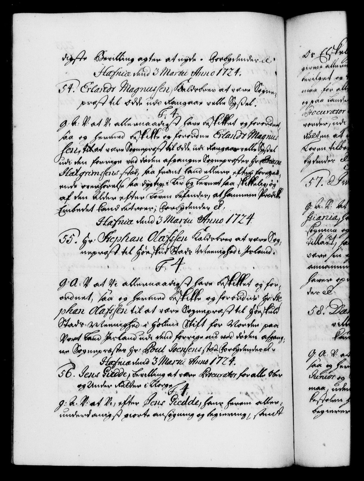 Danske Kanselli 1572-1799, AV/RA-EA-3023/F/Fc/Fca/Fcaa/L0024: Norske registre, 1723-1725, p. 293b