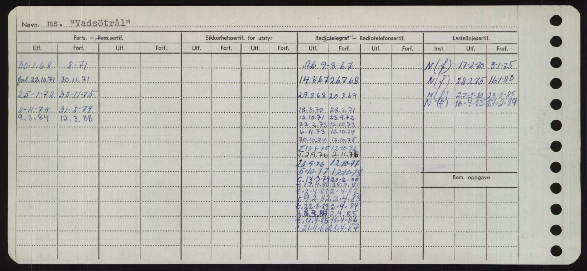 Sjøfartsdirektoratet med forløpere, Skipsmålingen, AV/RA-S-1627/H/Hd/L0040: Fartøy, U-Ve, p. 198