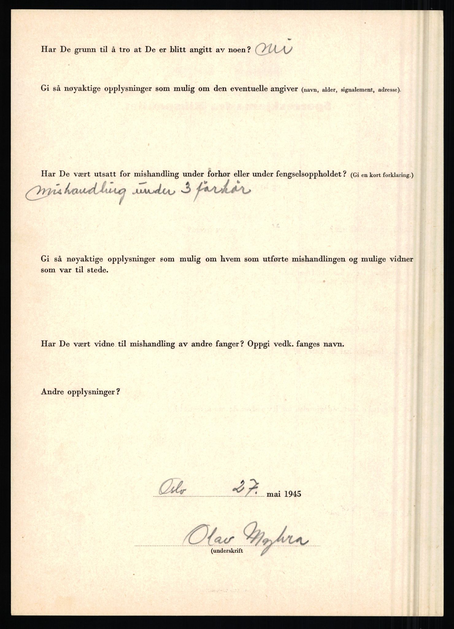 Rikspolitisjefen, AV/RA-S-1560/L/L0012: Mogensen, Øivind - Noraas, Lars, 1940-1945, p. 217