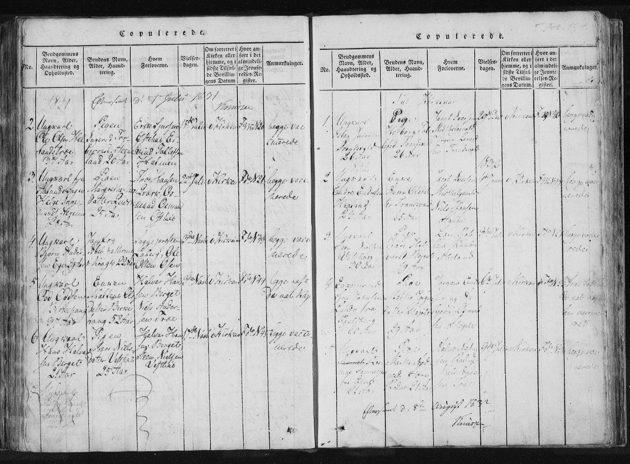 Vikedal sokneprestkontor, SAST/A-101840/01/IV: Parish register (official) no. A 4, 1816-1850, p. 194