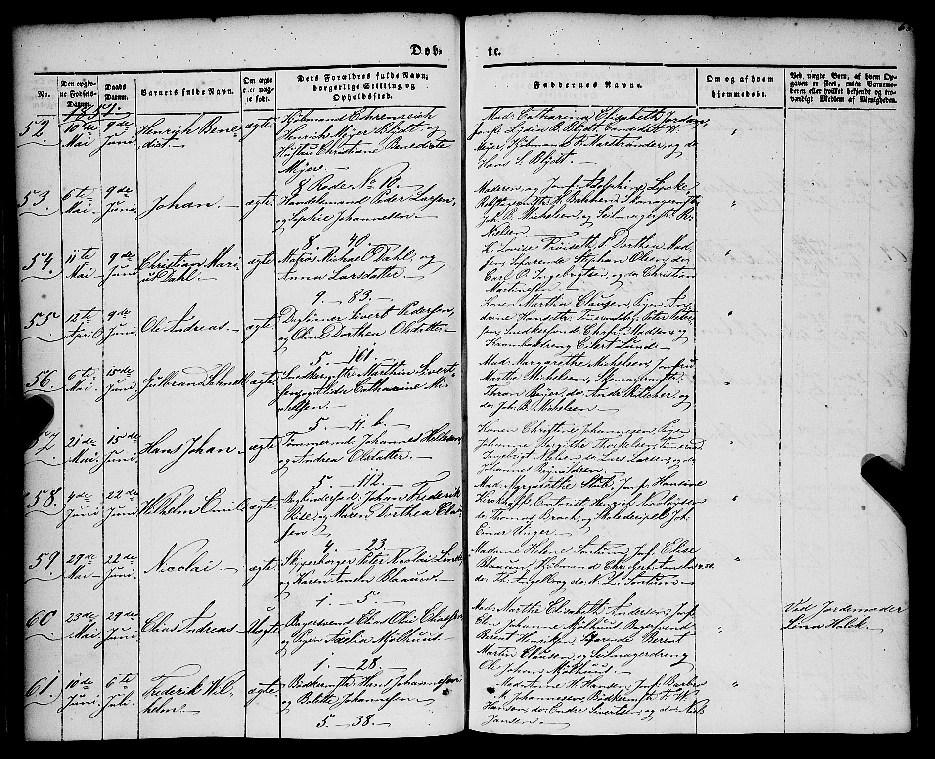 Nykirken Sokneprestembete, AV/SAB-A-77101/H/Haa/L0014: Parish register (official) no. B 1, 1844-1858, p. 65