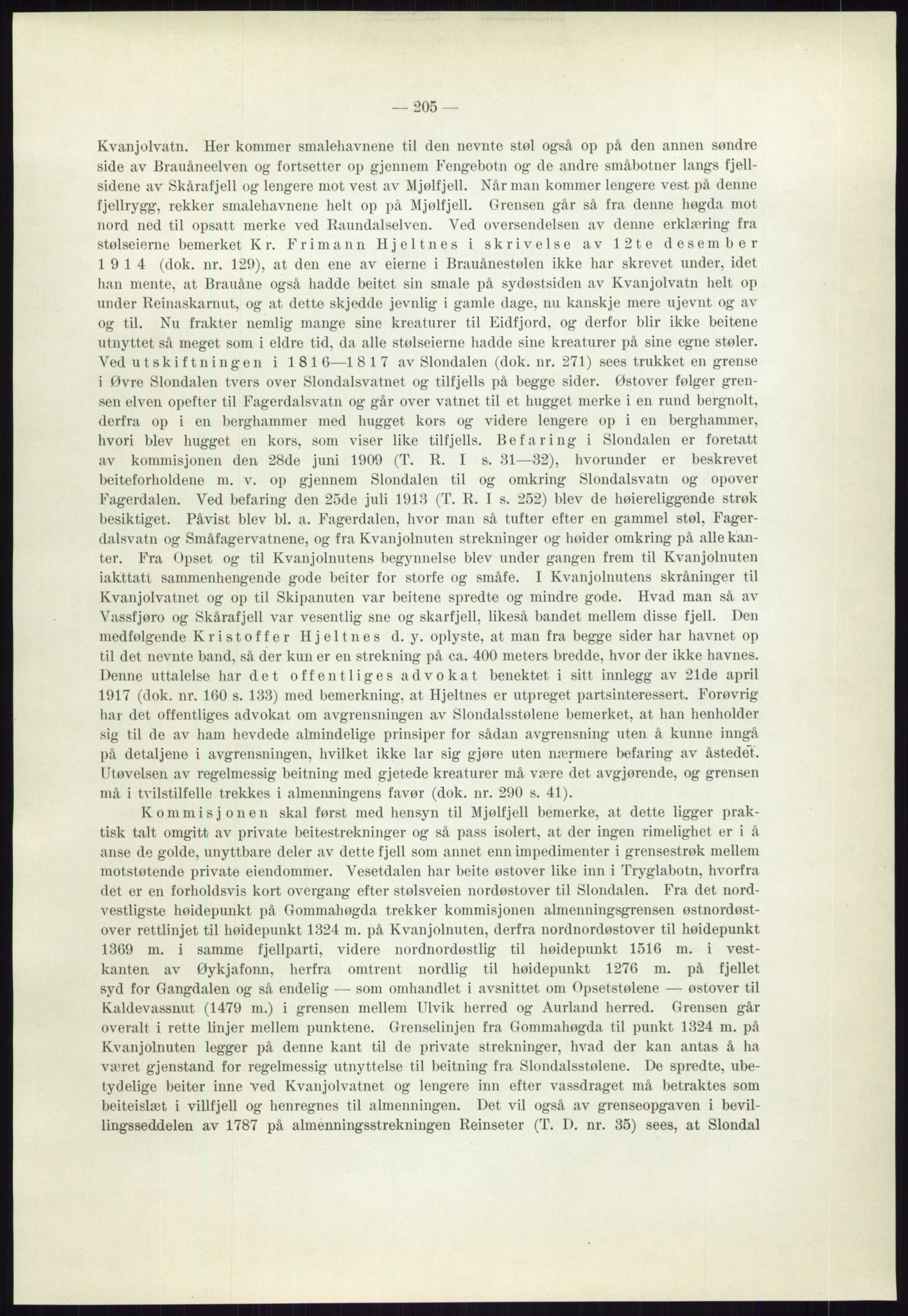 Høyfjellskommisjonen, AV/RA-S-1546/X/Xa/L0001: Nr. 1-33, 1909-1953, p. 811