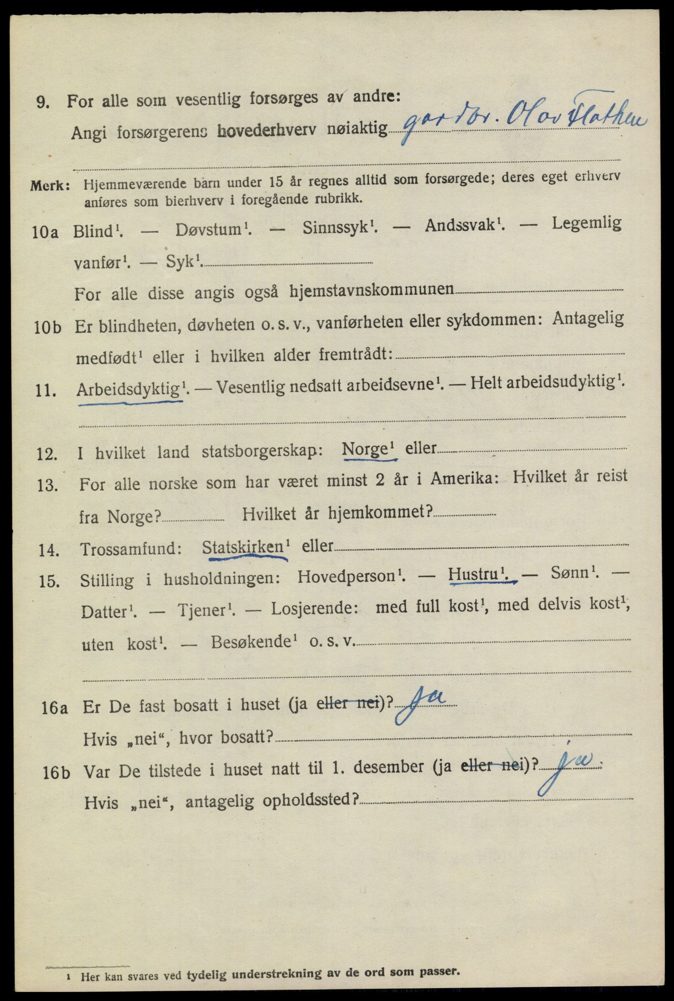 SAKO, 1920 census for Heddal, 1920, p. 7153