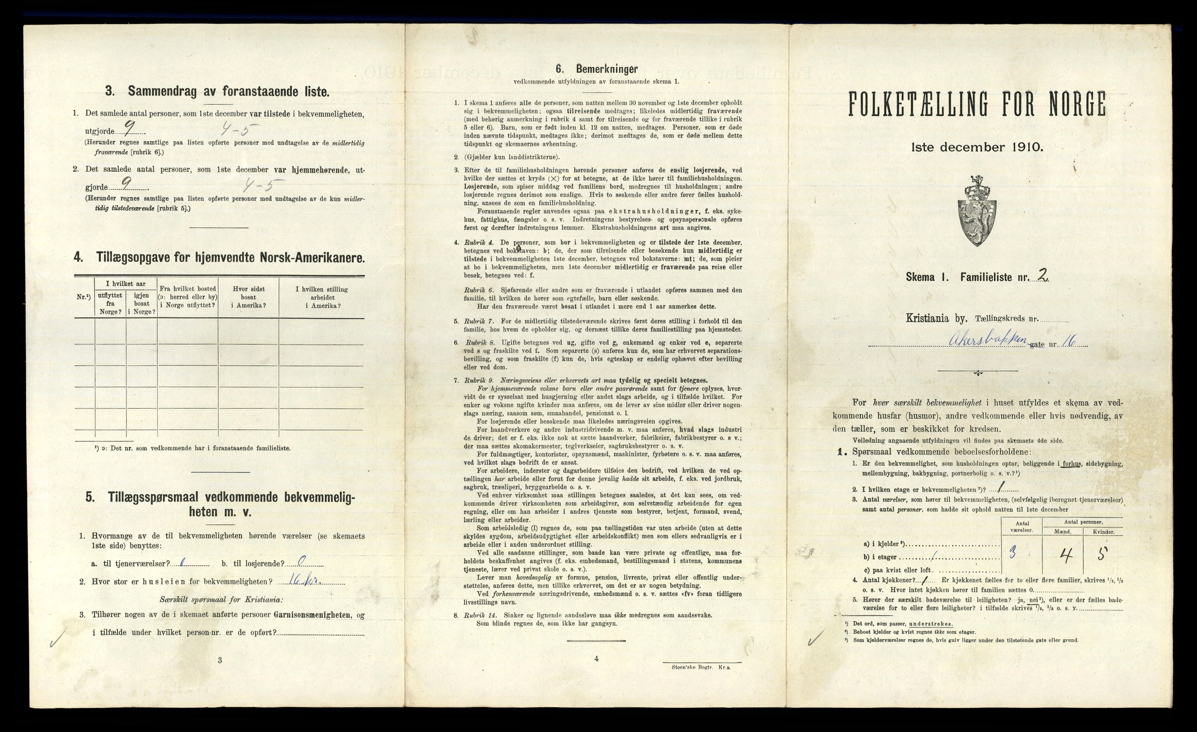 RA, 1910 census for Kristiania, 1910, p. 1805