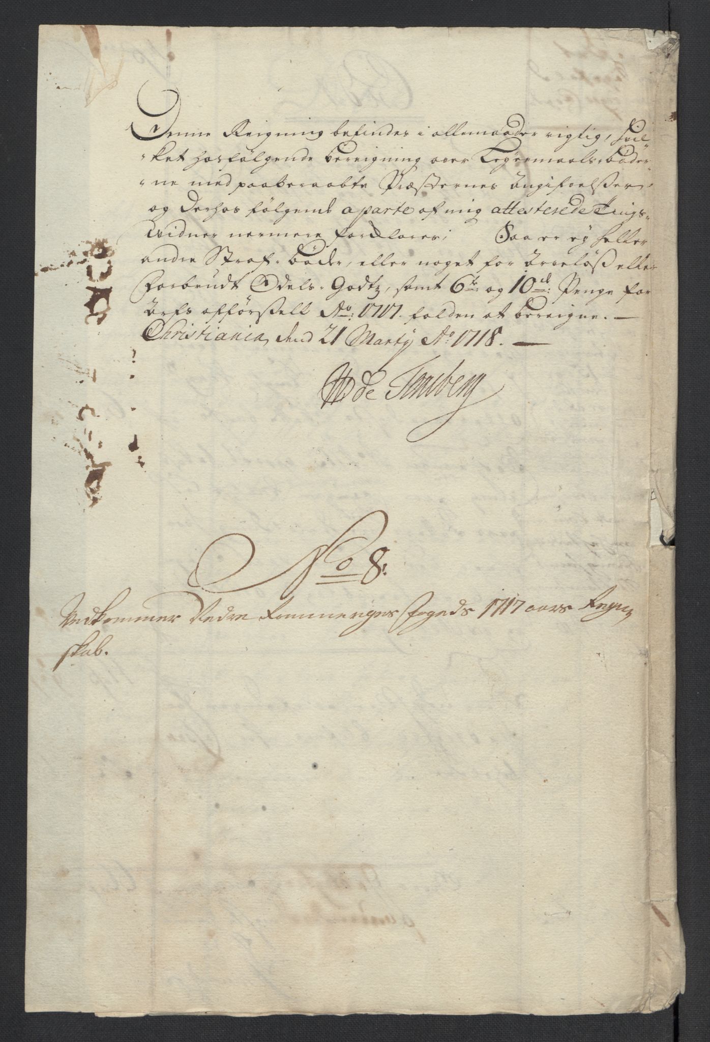 Rentekammeret inntil 1814, Reviderte regnskaper, Fogderegnskap, AV/RA-EA-4092/R11/L0599: Fogderegnskap Nedre Romerike, 1717, p. 183