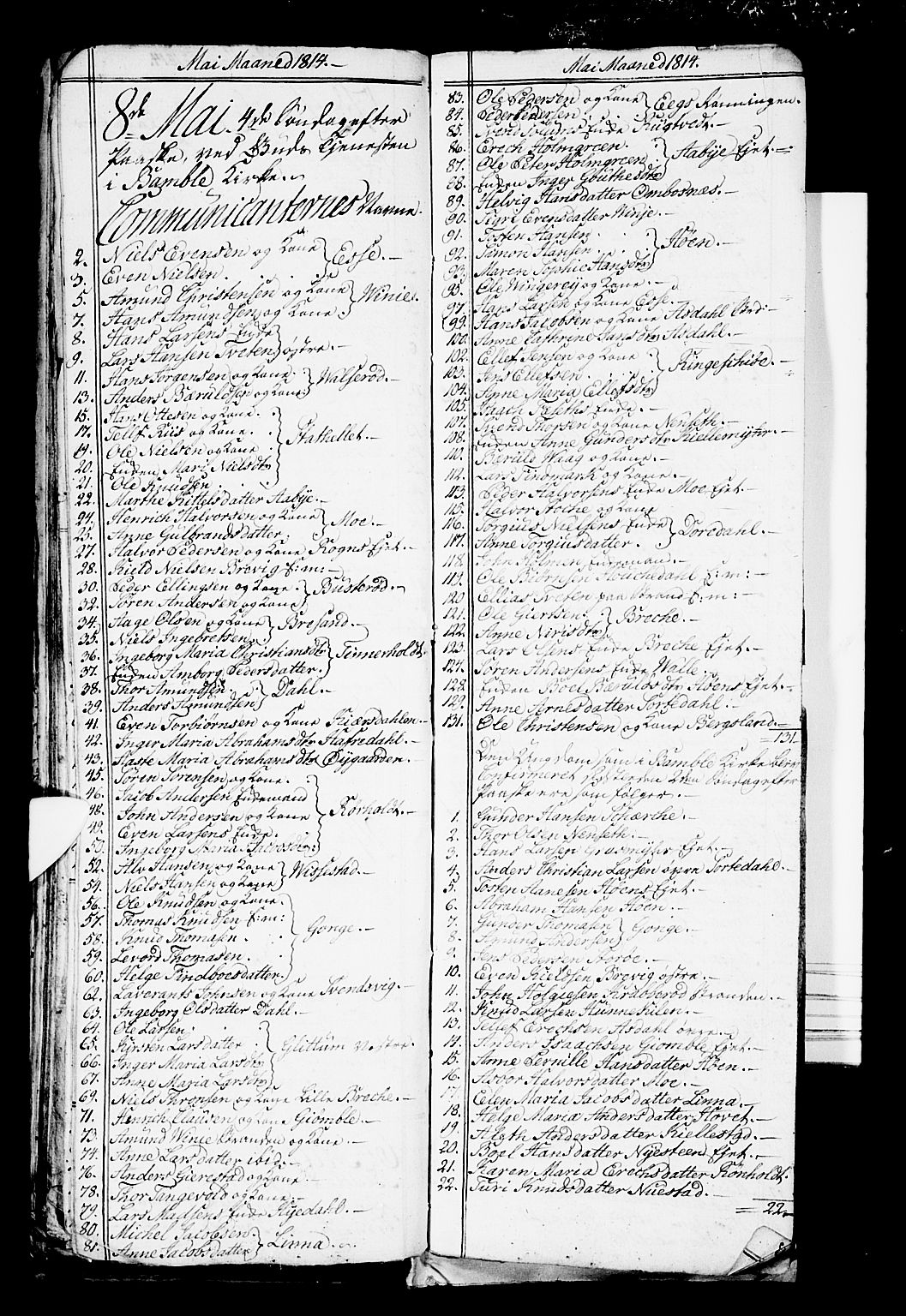 Bamble kirkebøker, AV/SAKO-A-253/G/Ga/L0004: Parish register (copy) no. I 4, 1808-1814