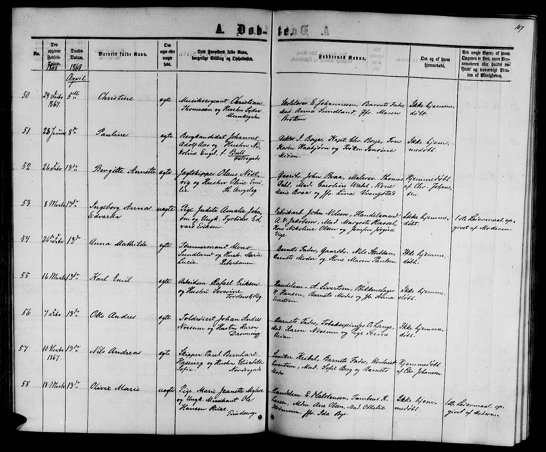 Ministerialprotokoller, klokkerbøker og fødselsregistre - Sør-Trøndelag, AV/SAT-A-1456/601/L0087: Parish register (copy) no. 601C05, 1864-1881, p. 107