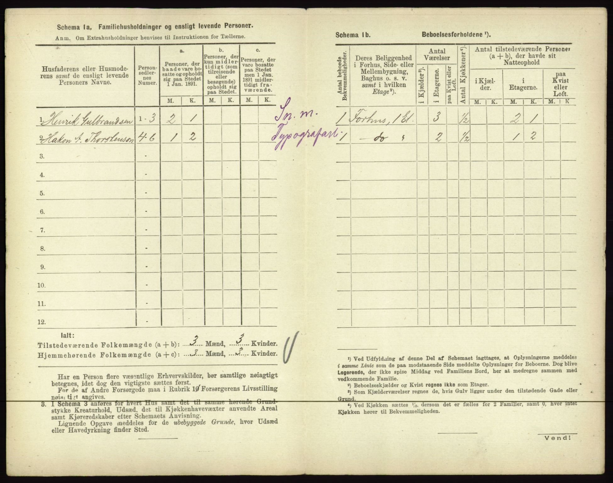 RA, 1891 census for 0601 Hønefoss, 1891, p. 358