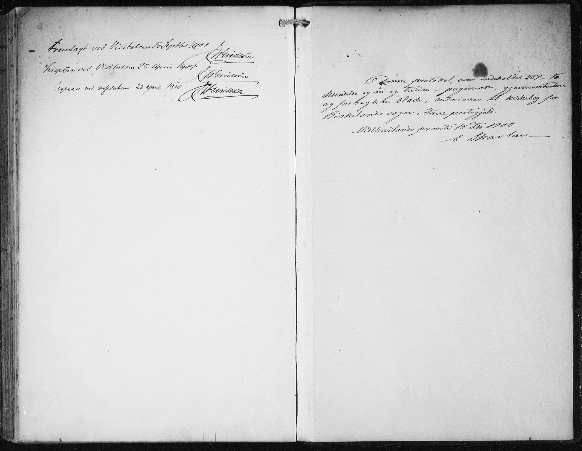 Fana Sokneprestembete, SAB/A-75101/H/Haa/Haai/L0003: Parish register (official) no. I 3, 1900-1912
