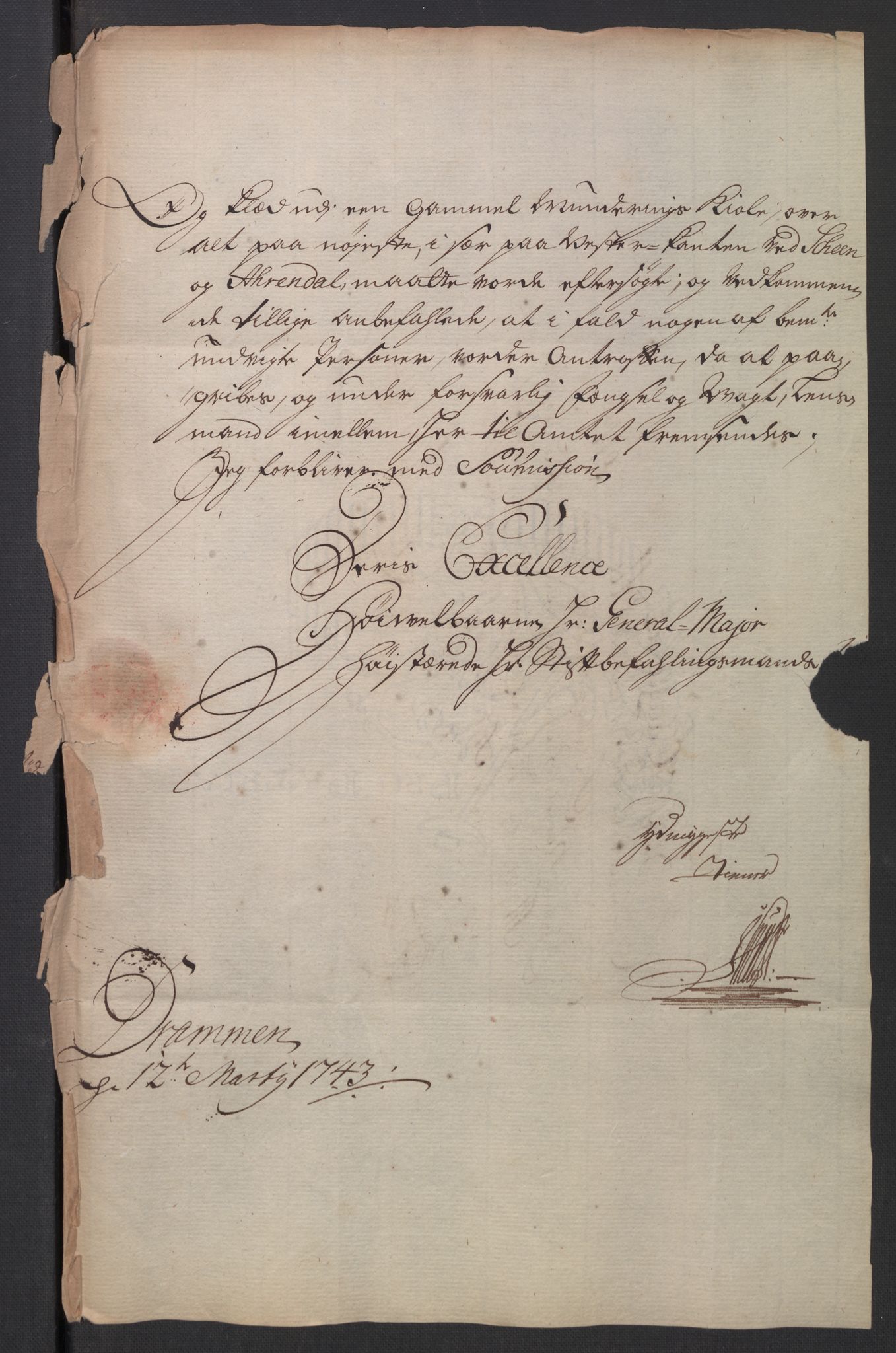 Kristiania stiftamt, SAO/A-10386/E/Ed/Edb/L0007: Amtmenn, 1743, p. 84