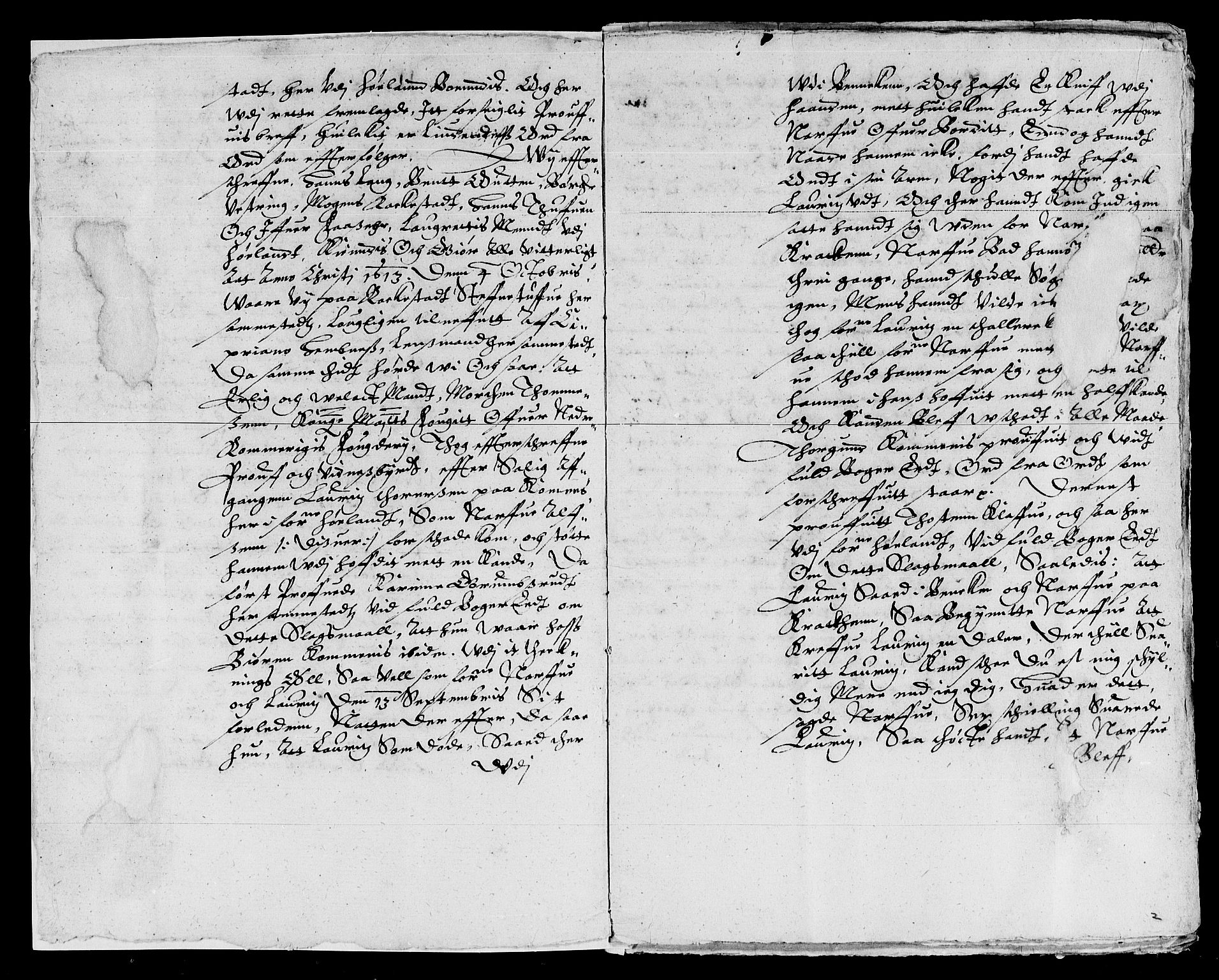 Rentekammeret inntil 1814, Reviderte regnskaper, Lensregnskaper, AV/RA-EA-5023/R/Rb/Rba/L0033: Akershus len, 1613-1614