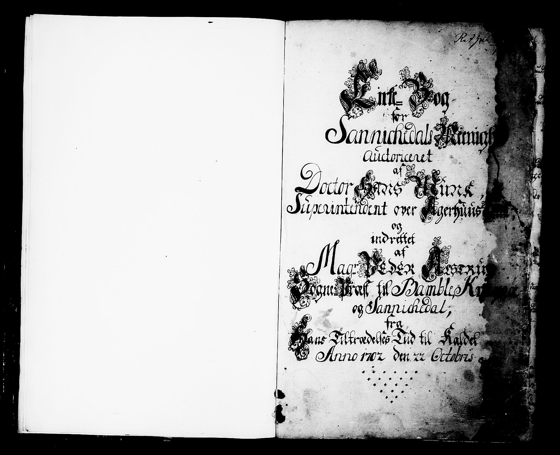 Sannidal kirkebøker, SAKO/A-296/F/Fa/L0001: Parish register (official) no. 1, 1702-1766