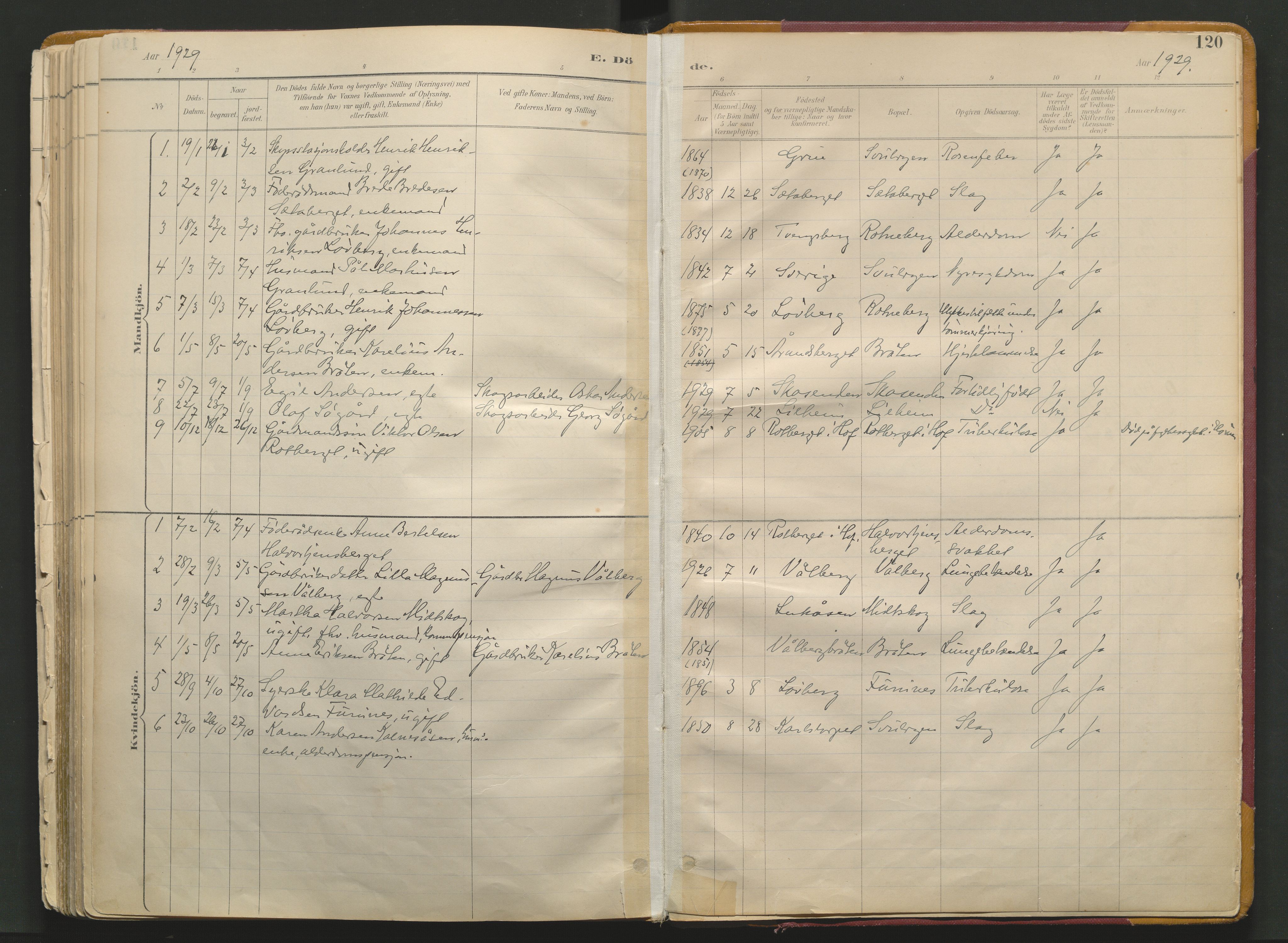 Grue prestekontor, SAH/PREST-036/H/Ha/Haa/L0017: Parish register (official) no. 17, 1892-1936, p. 120