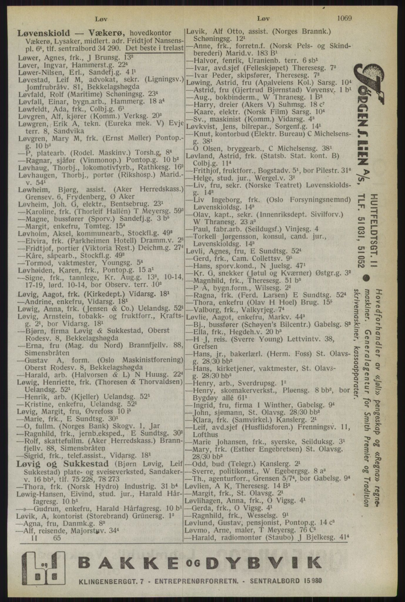 Kristiania/Oslo adressebok, PUBL/-, 1944, p. 1069