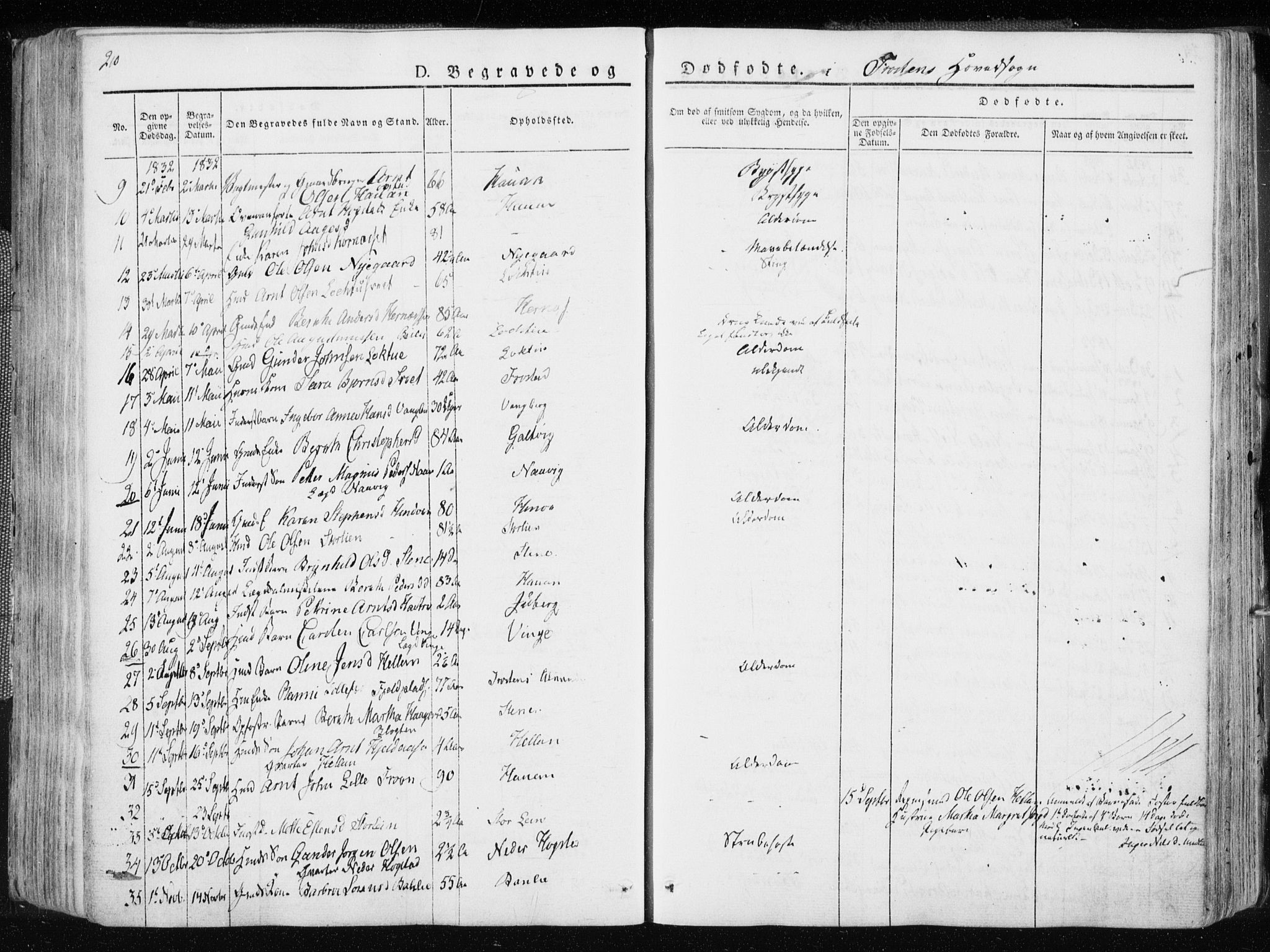 Ministerialprotokoller, klokkerbøker og fødselsregistre - Nord-Trøndelag, SAT/A-1458/713/L0114: Parish register (official) no. 713A05, 1827-1839, p. 210